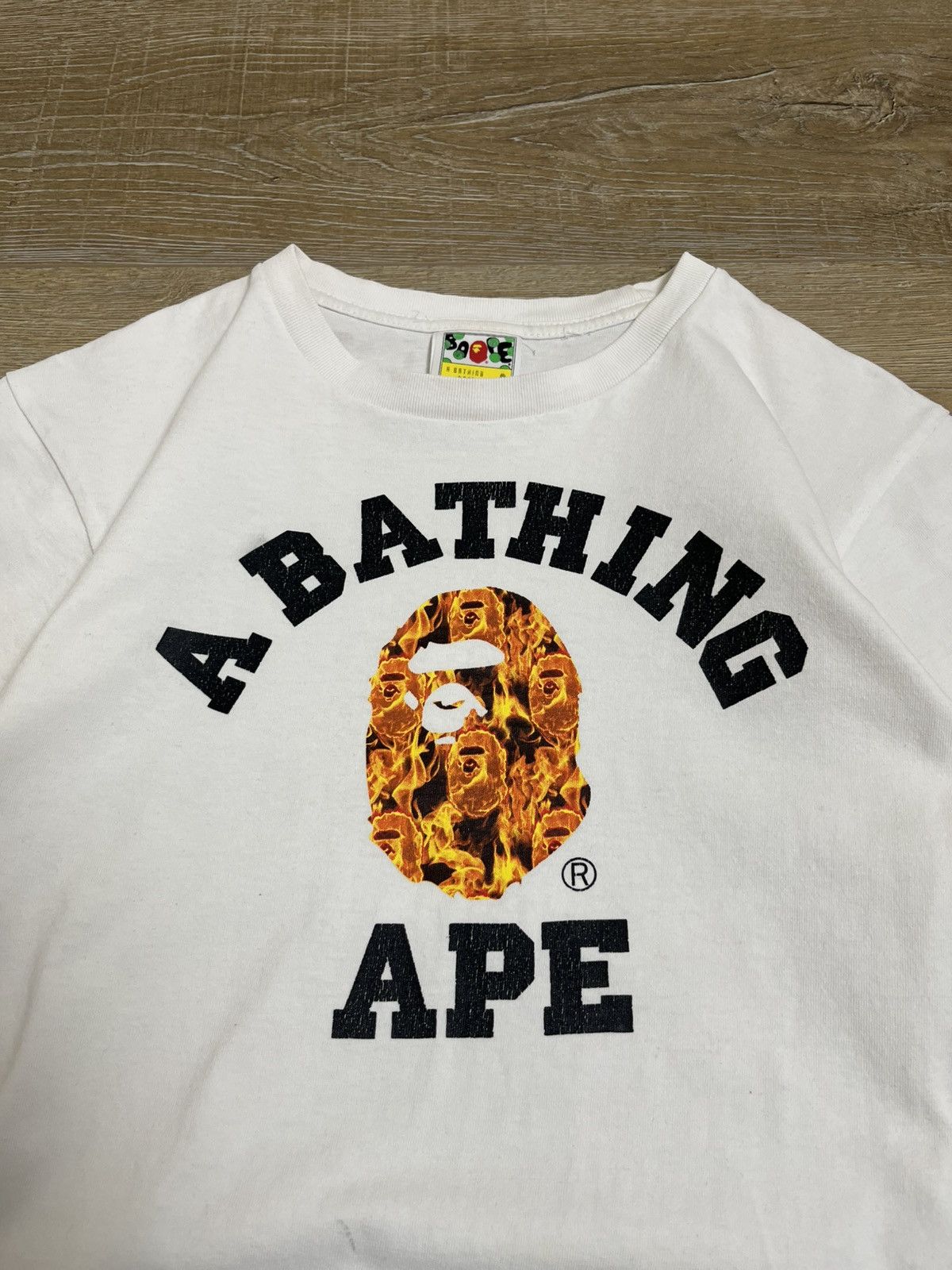 Bape Bape Flame College T-Shirt Size US S / EU 44-46 / 1 - 2 Thumbnail