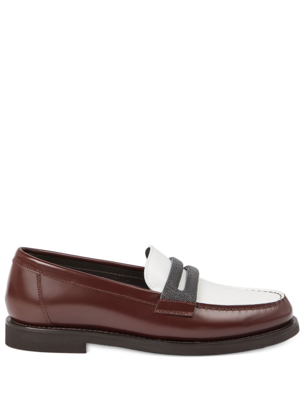 Brunello Cucinelli LEATHER LOAFER Size US 6 / IT 36 - 1 Thumbnail