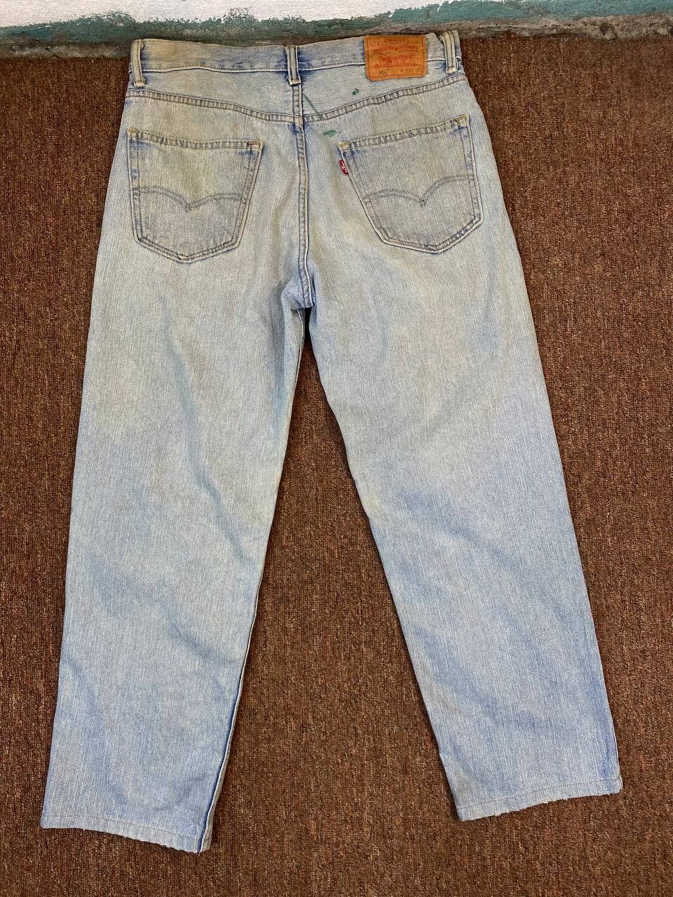 Levi's vintage levis 550 relaxed fit distressed denim Size US 34 / EU 50 - 1 Thumbnail