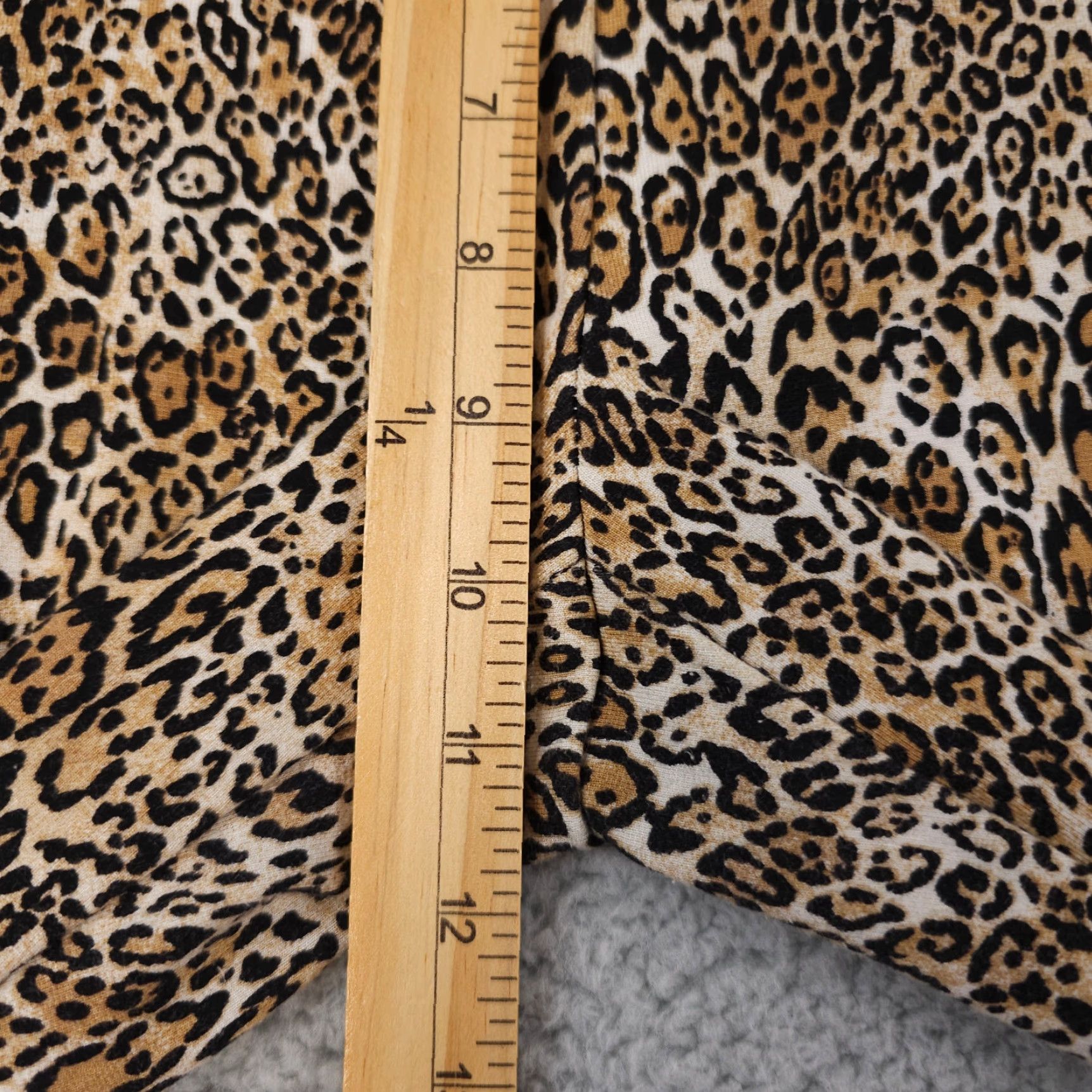 Vintage Chicos Pants Womens 1 US 8 Brown Cheetah Print So Slimming Juliet Ankle Pull On Size 30" / US 8 / IT 44 - 6 Thumbnail