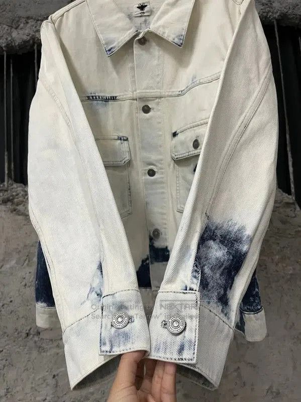 Dior Dior Off-White Cotton Long Sleeve Jacket . Size US M / EU 48-50 / 2 - 4 Thumbnail
