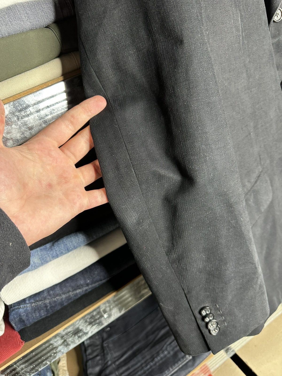 Banana Republic Banana Republic Tailored Blazer Jacket Single Breasted 42R Size 42R - 8 Thumbnail