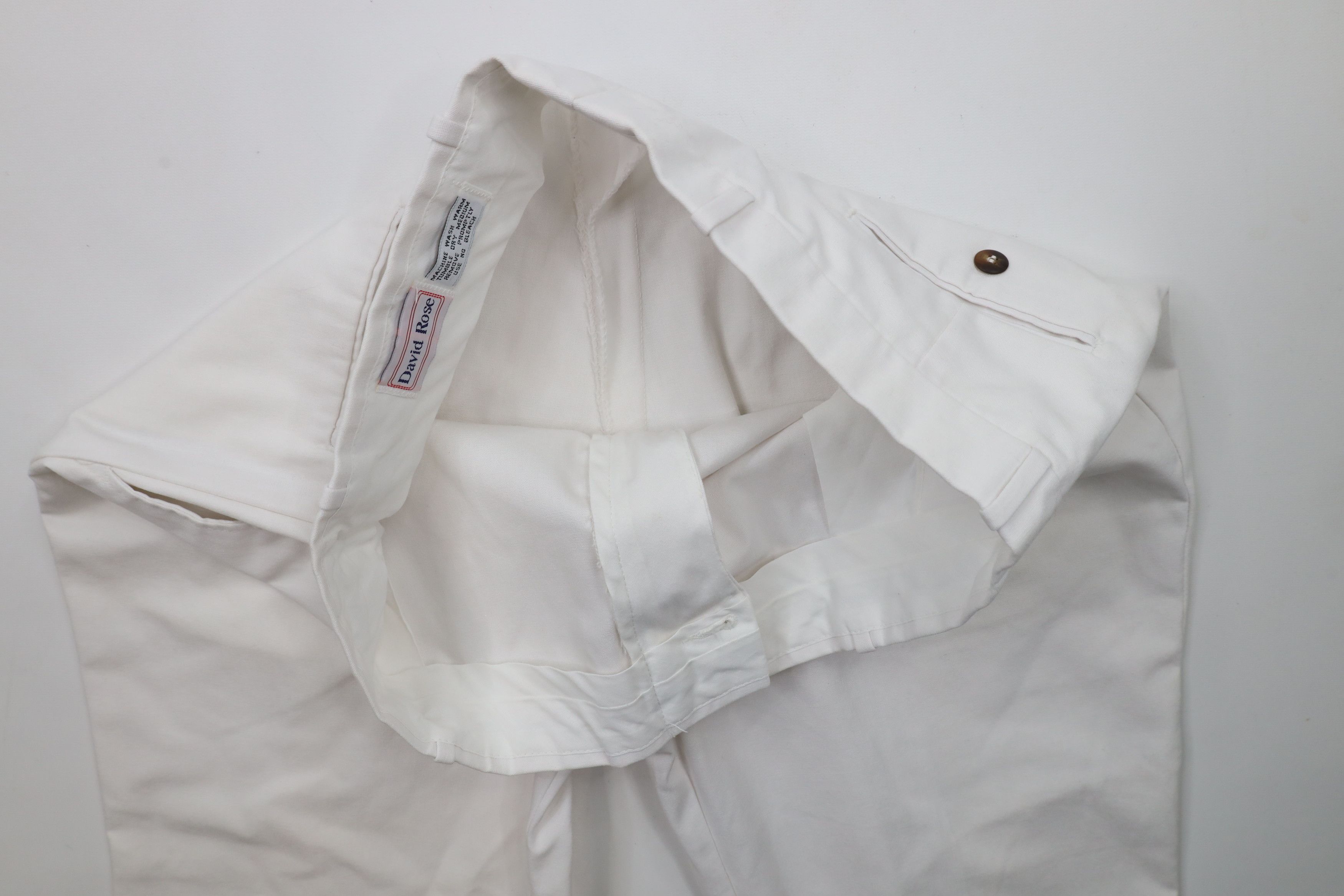 Vintage Vintage 70s Streetwear Bell Bottoms Painter Pants White USA Size US 38 / EU 54 - 10 Thumbnail