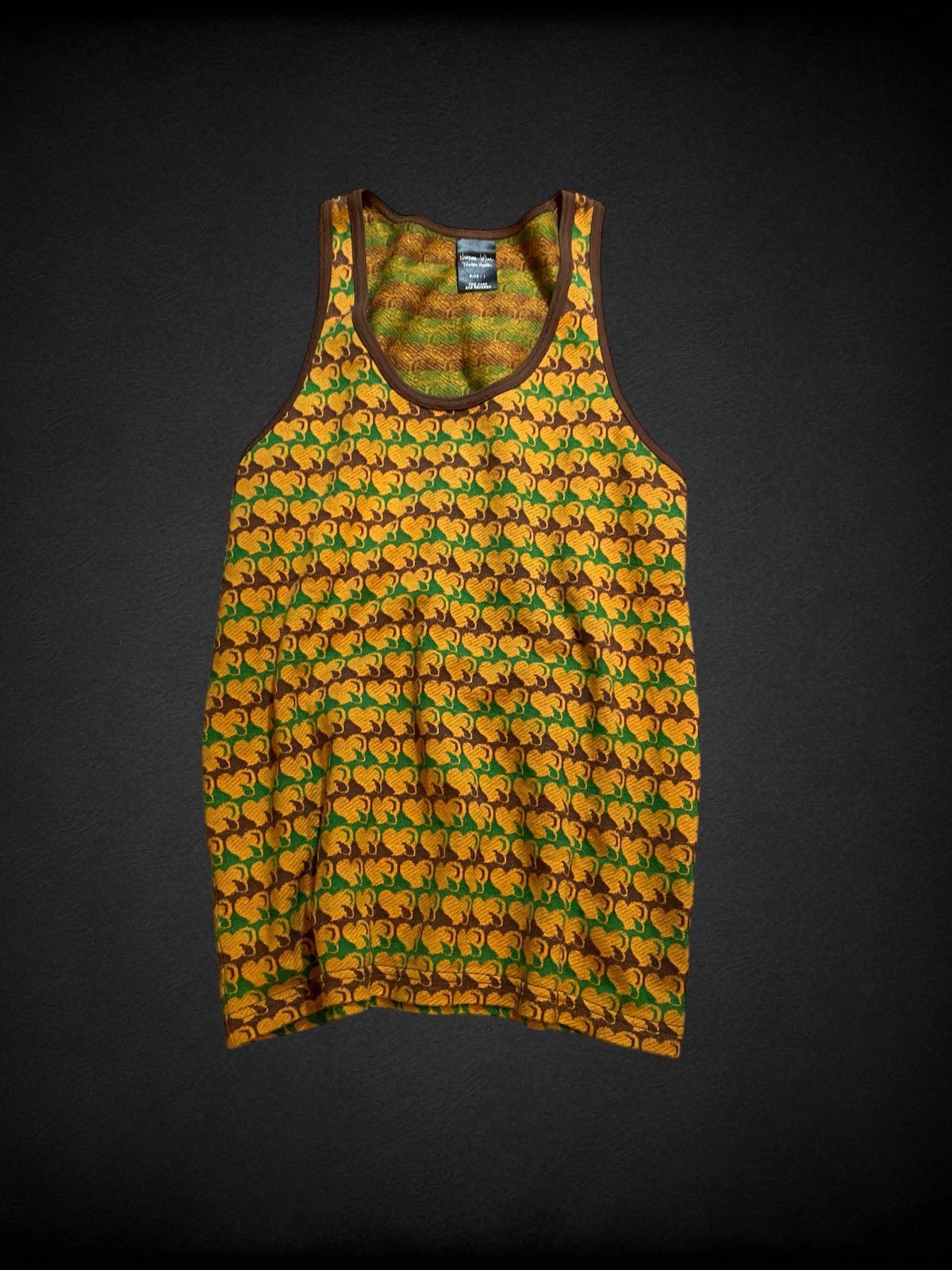 Number (N)ine 2003 touch me im sick Crying Heart Tanktop Size US S / EU 44-46 / 1 - 2 Thumbnail