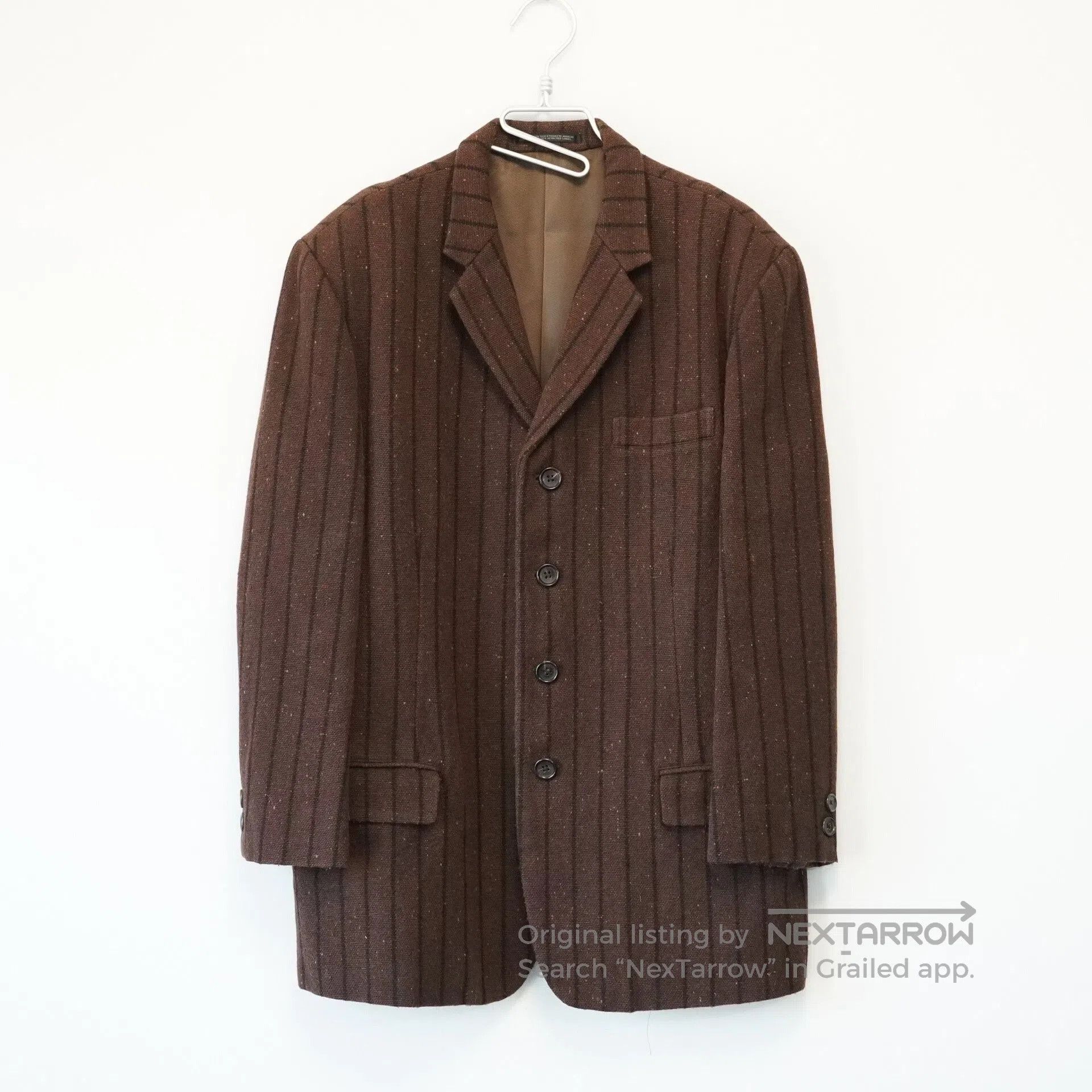 Yohji Yamamoto Yohji Yamamoto Striped Jacket. Size US M / EU 48-50 / 2 - 1 Thumbnail