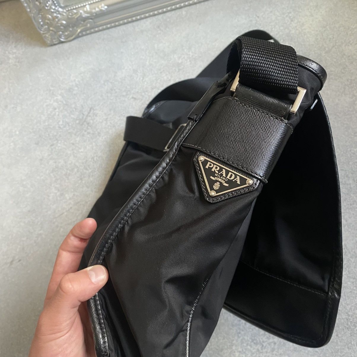 Prada Prada Bag Nylon Messenger Crossbody Size ONE SIZE - 5 Thumbnail
