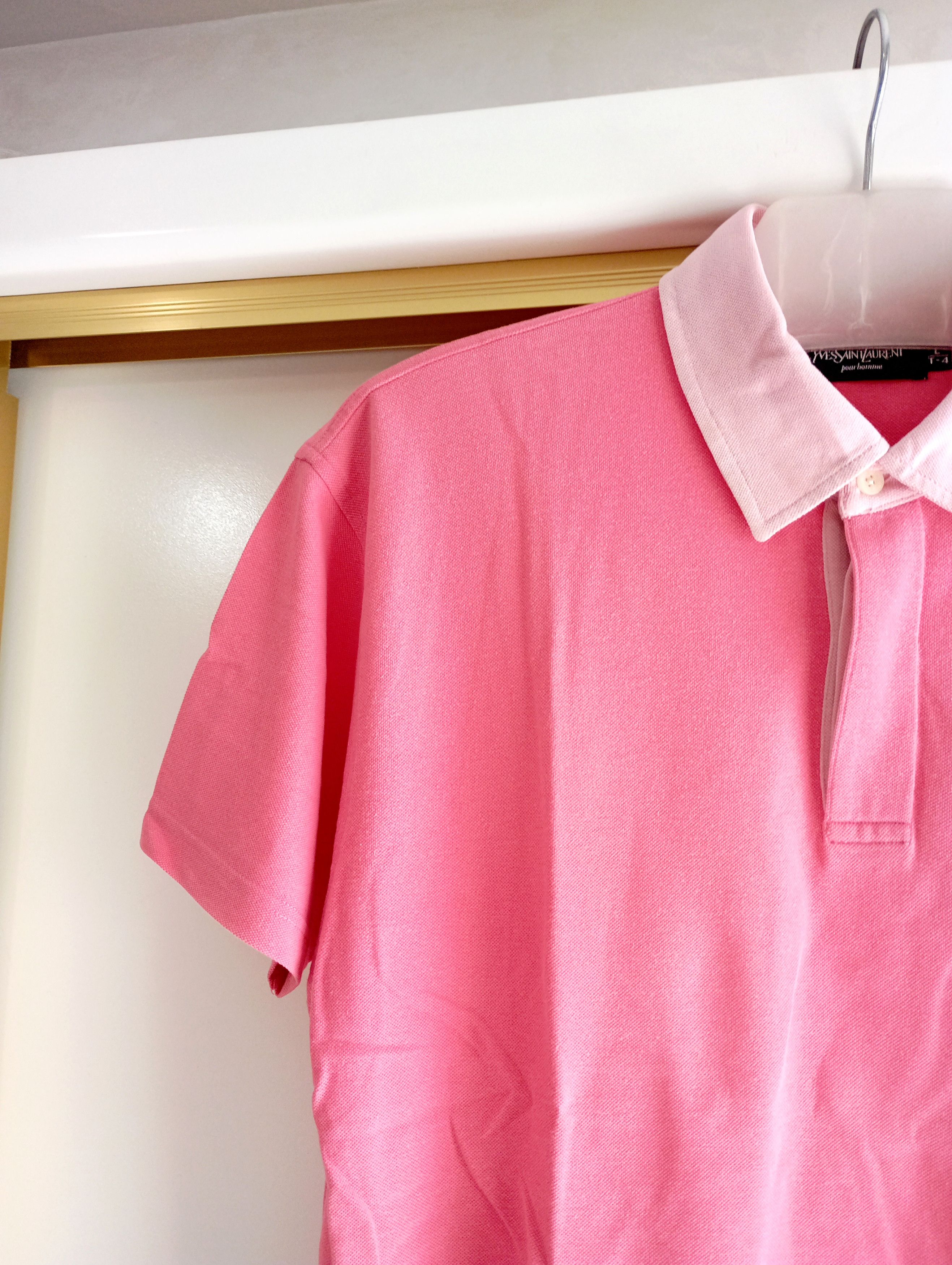 Yves Saint Laurent Yves Saint Laurent YSL Logo Polo TShirt Tee Luxury Old Money Size US L / EU 52-54 / 3 - 5 Thumbnail