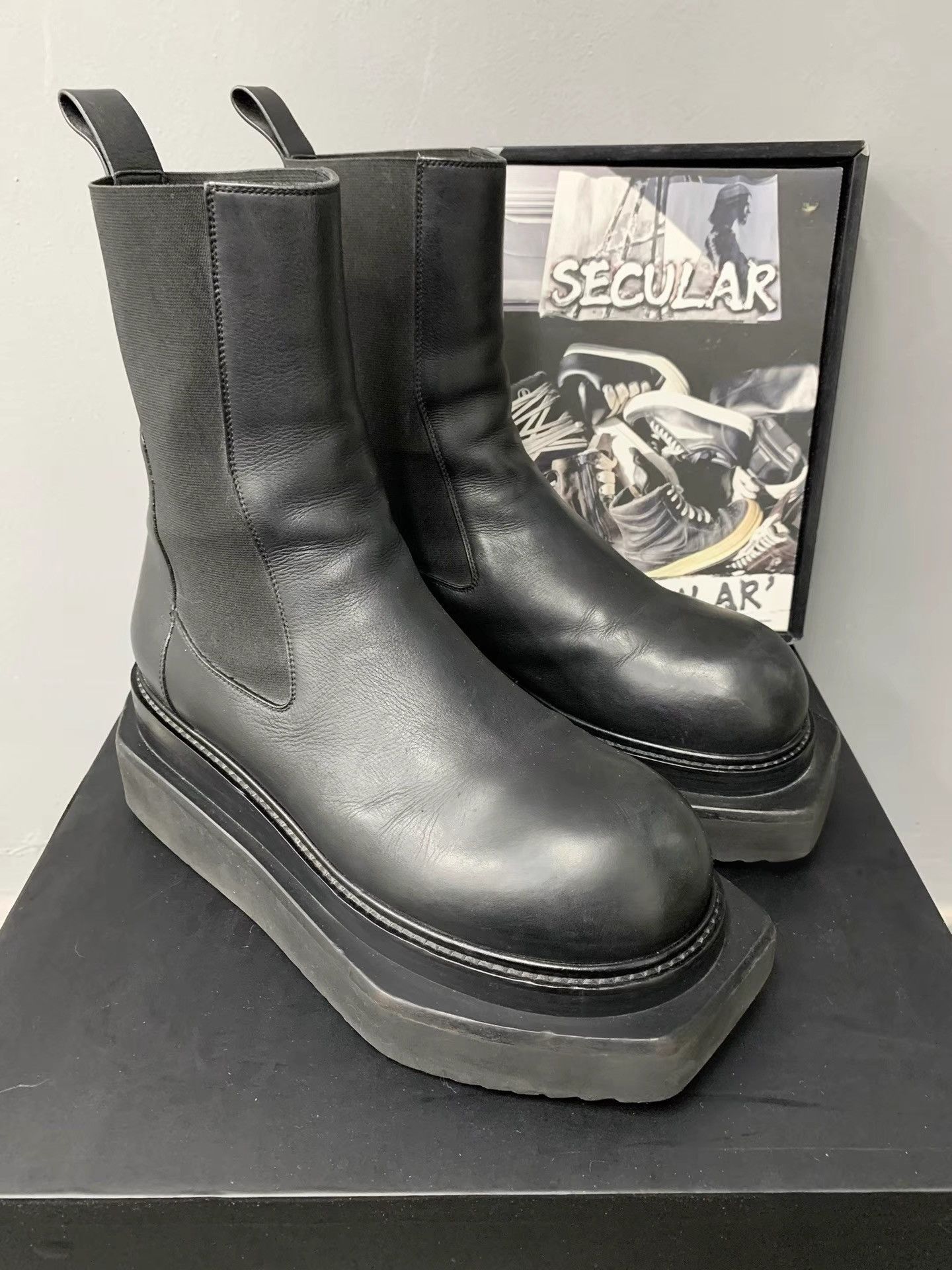 Rick Owens Rick Owens Runway Thick Sole High Boots K34 Size US 9 / EU 42 - 4 Thumbnail