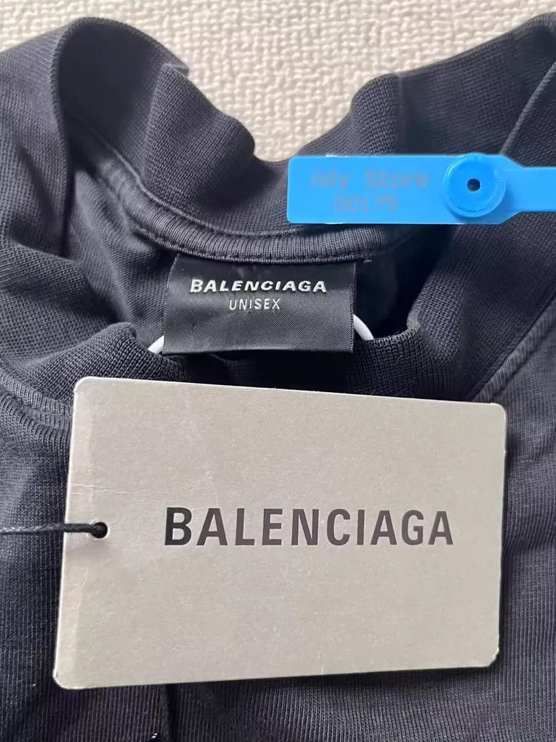Balenciaga Balenciaga Monogrammed Logo printed short sleeve T-shirt Size US XXS / EU 40 - 5 Thumbnail