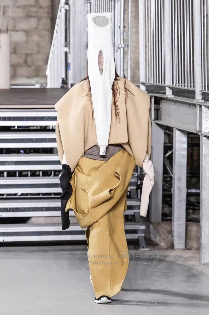 Rick Owens Rick Owens 17 FW mainline womenswear wide profile wool sle Size XS / US 0-2 / IT 36-38 - 2 Thumbnail