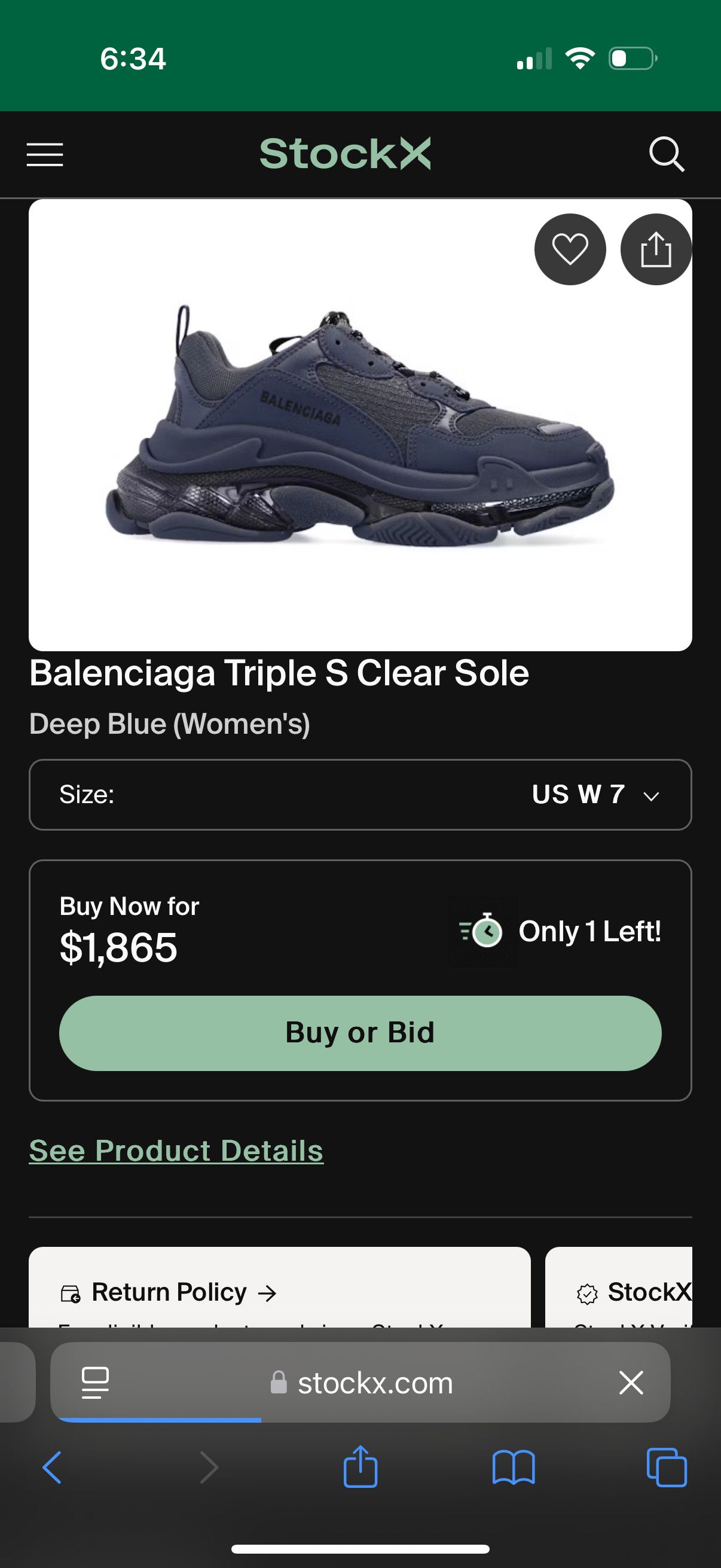 Balenciaga Women Balenciaga sneakers Size US 8 / IT 38 - 1 Thumbnail