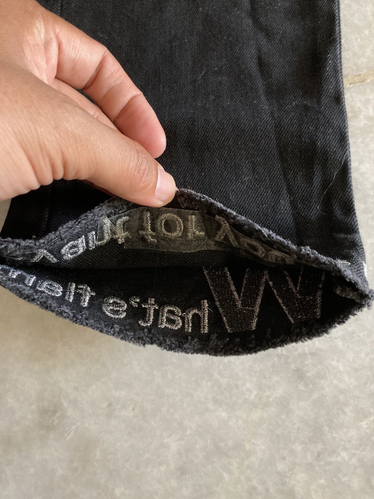 Maison Margiela FW15 MM6 Maison Margiela Black Jeans Size US 31 - 5 Thumbnail