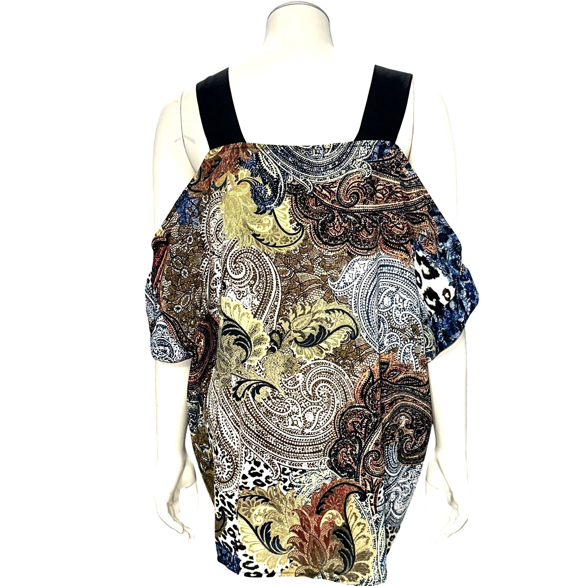Other 7Th Avenue Design Studio Large Cold Shoulder Tunic Top Paisl Size L / US 10 / IT 46 - 6 Thumbnail