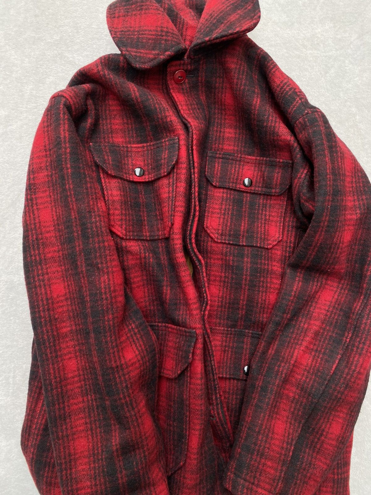 Woolrich Woolen Mills 1980s Woolrich Mackinaw Buffalo Plaid Hunting Jacket Size US M / EU 48-50 / 2 - 21 Thumbnail
