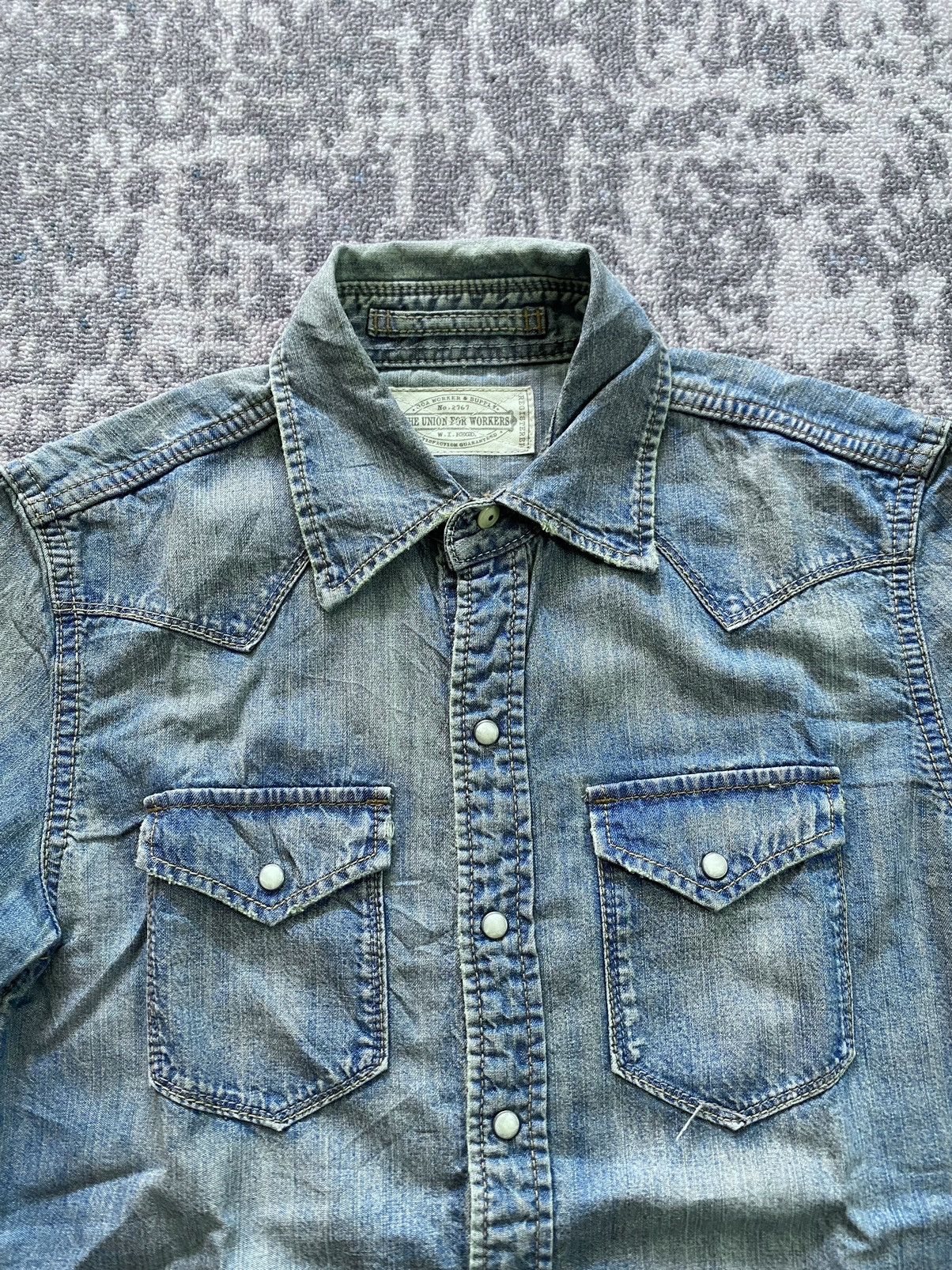 Beauty Beast × If Six Was Nine × Japanese Brand Japanes GOA Denim Shirt Size US S / EU 44-46 / 1 - 3 Thumbnail