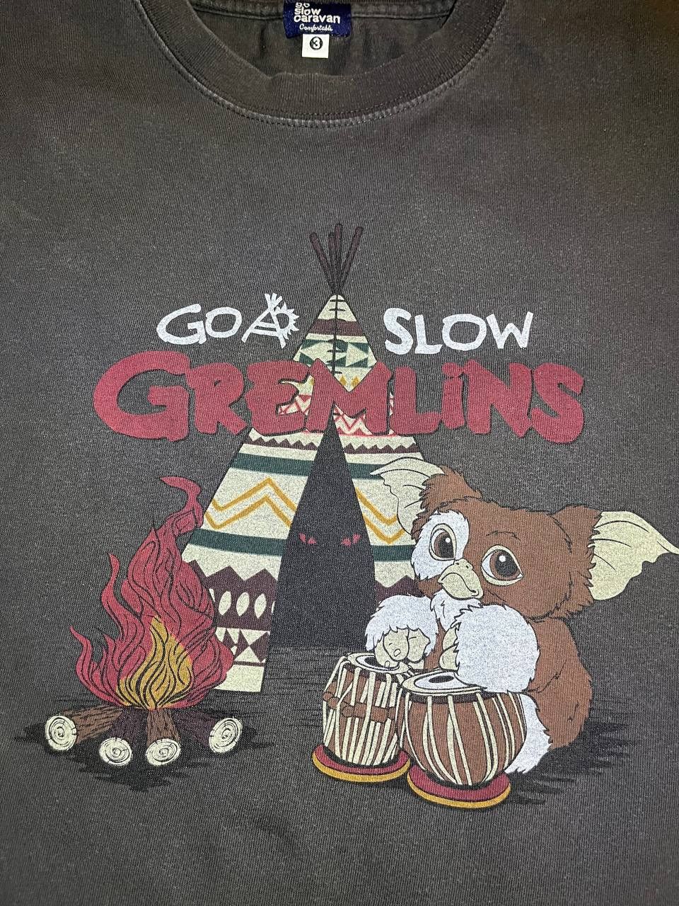 go slow caravan Go Slow Caravan Gremlins print tee Size US M / EU 48-50 / 2 - 3 Thumbnail