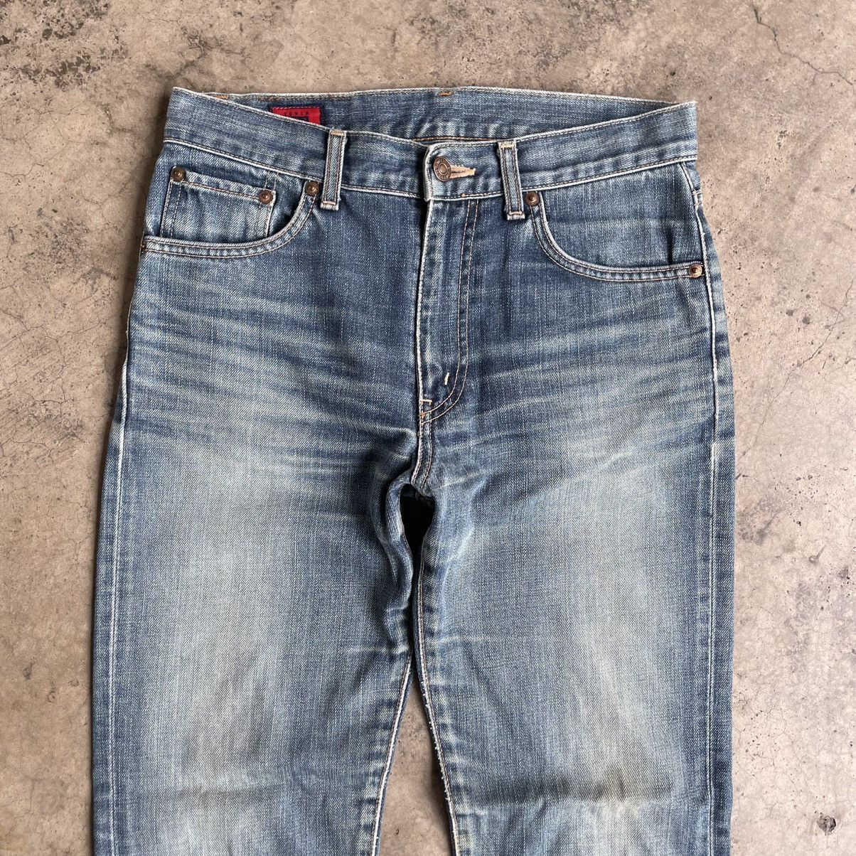 Edwin 🔥Vintage Edwin 503 Stoned Washed Ripped Distress Denim Jeans Size US 29 - 2 Thumbnail