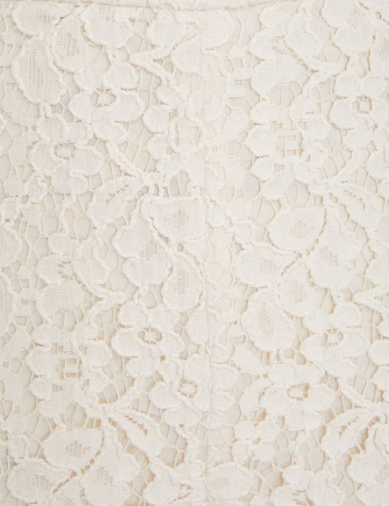 oc11z0226 Illuminate Lace Straight Pants In Ivory