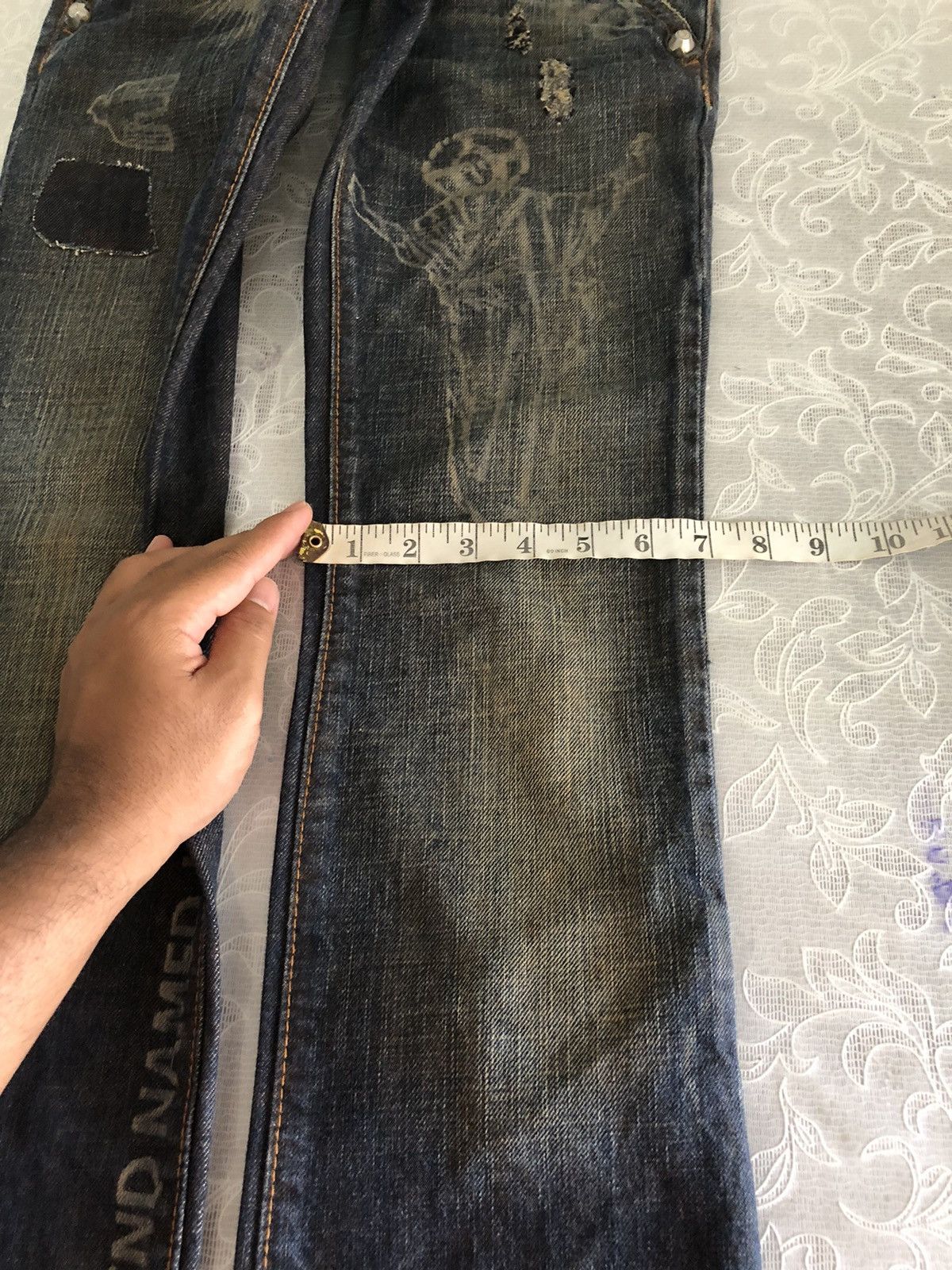 Dsquared2 Rare🔥 Dsquared2 Distressed Flare Denim Jeans Punk Size 26" / US 2 / IT 38 - 22 Thumbnail