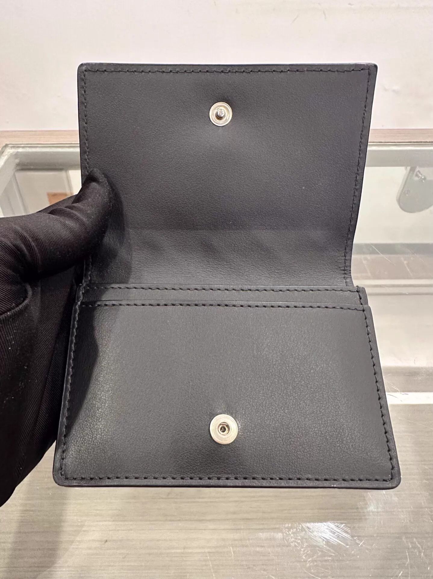 Bottega Veneta BV Intrecciato Black Wallet 8cm New Size ONE SIZE - 6 Thumbnail