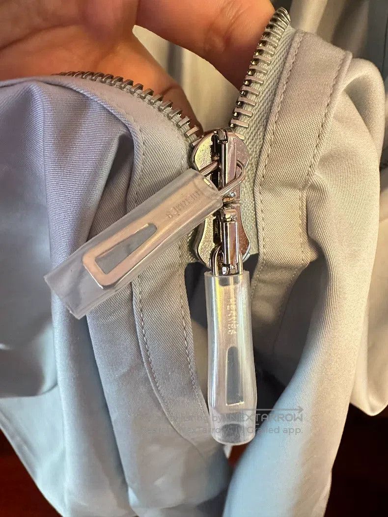 Hermes Hermes Glacier Blue Ruffle Collar Waist Cinched Dress Coat Size XS / US 0-2 / IT 36-38 - 5 Thumbnail