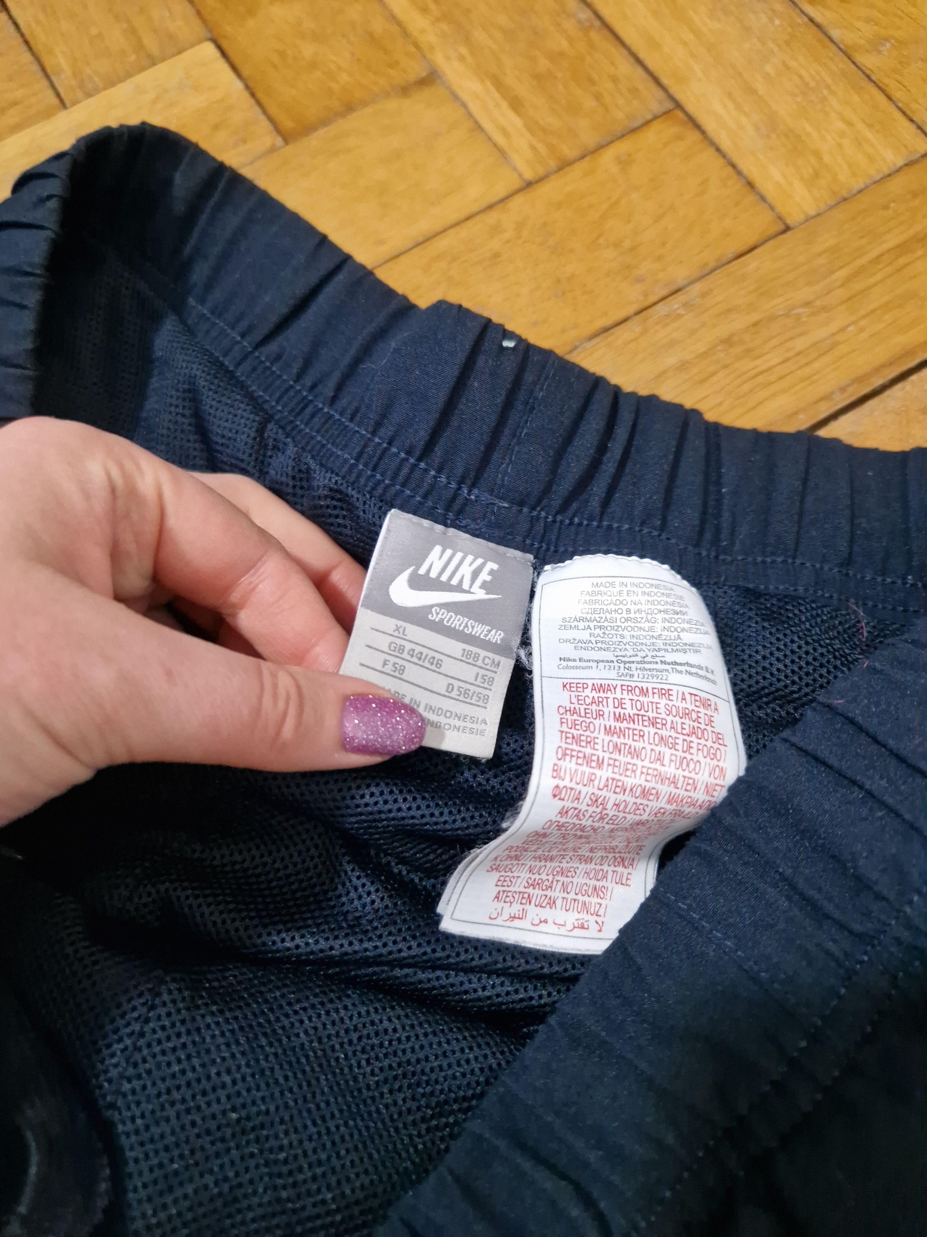 Nike × Vintage Nike vintage nylon track pants Size US 36 / EU 52 - 3 Thumbnail