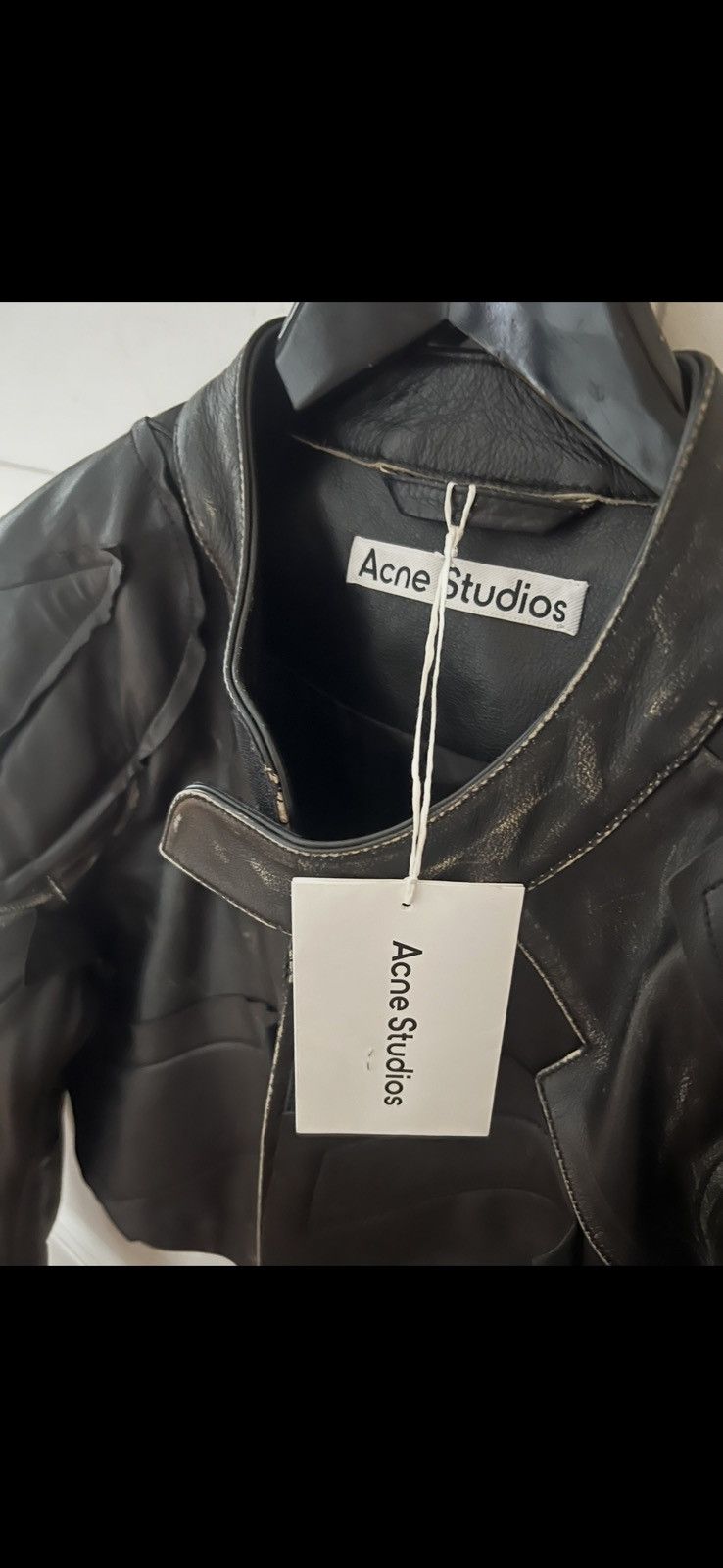Acne Studios Acne Studio leather jacket from the show 24 Size S / US 4 / IT 40 - 1 Thumbnail