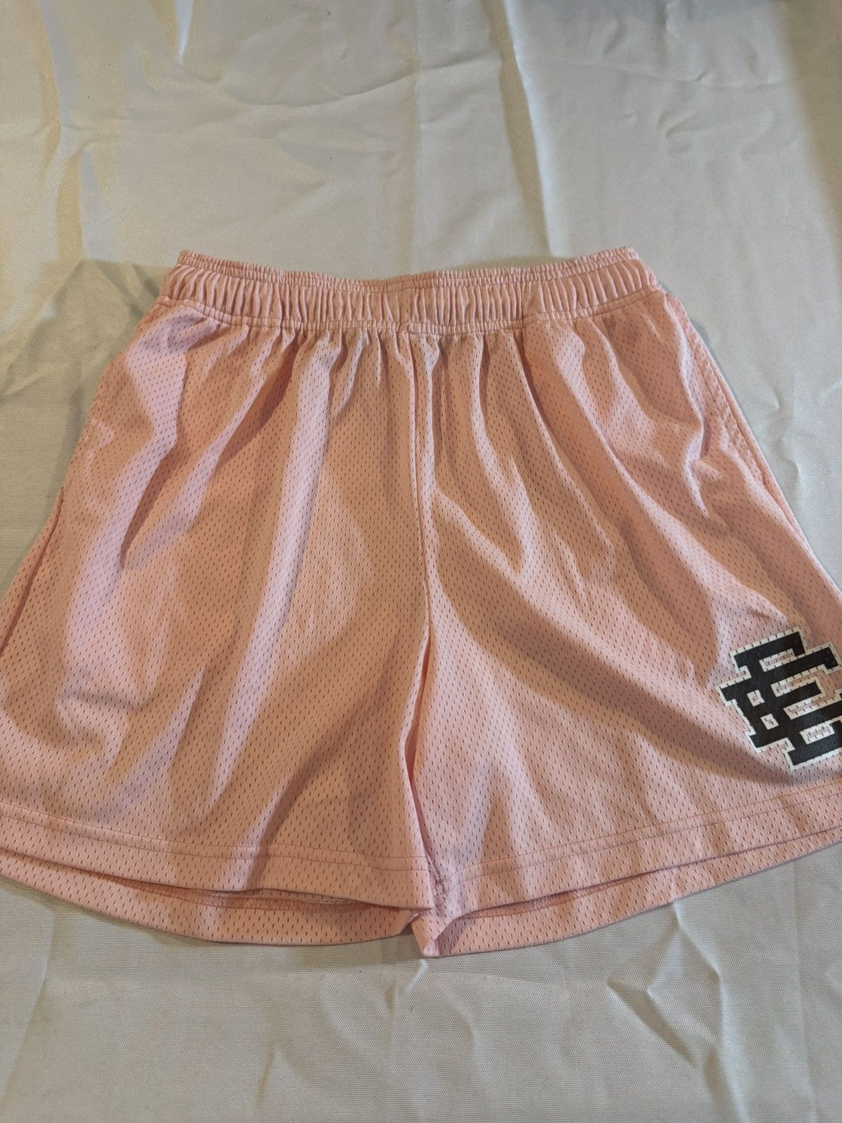 Eric Emanuel Eric Emanuel EE Pink/Brown Mesh Shorts Size XL NEW