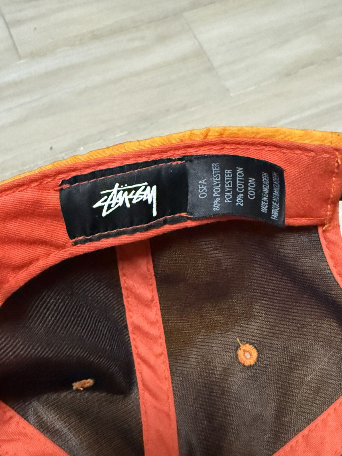 Stussy Stussy Adjustable Cap Size ONE SIZE - 5 Thumbnail