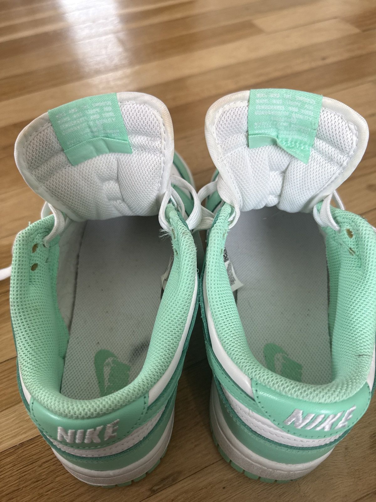 Nike Nike Dunk Low Mint Green / White – Gently Used Size US 7 / IT 37 - 7 Thumbnail