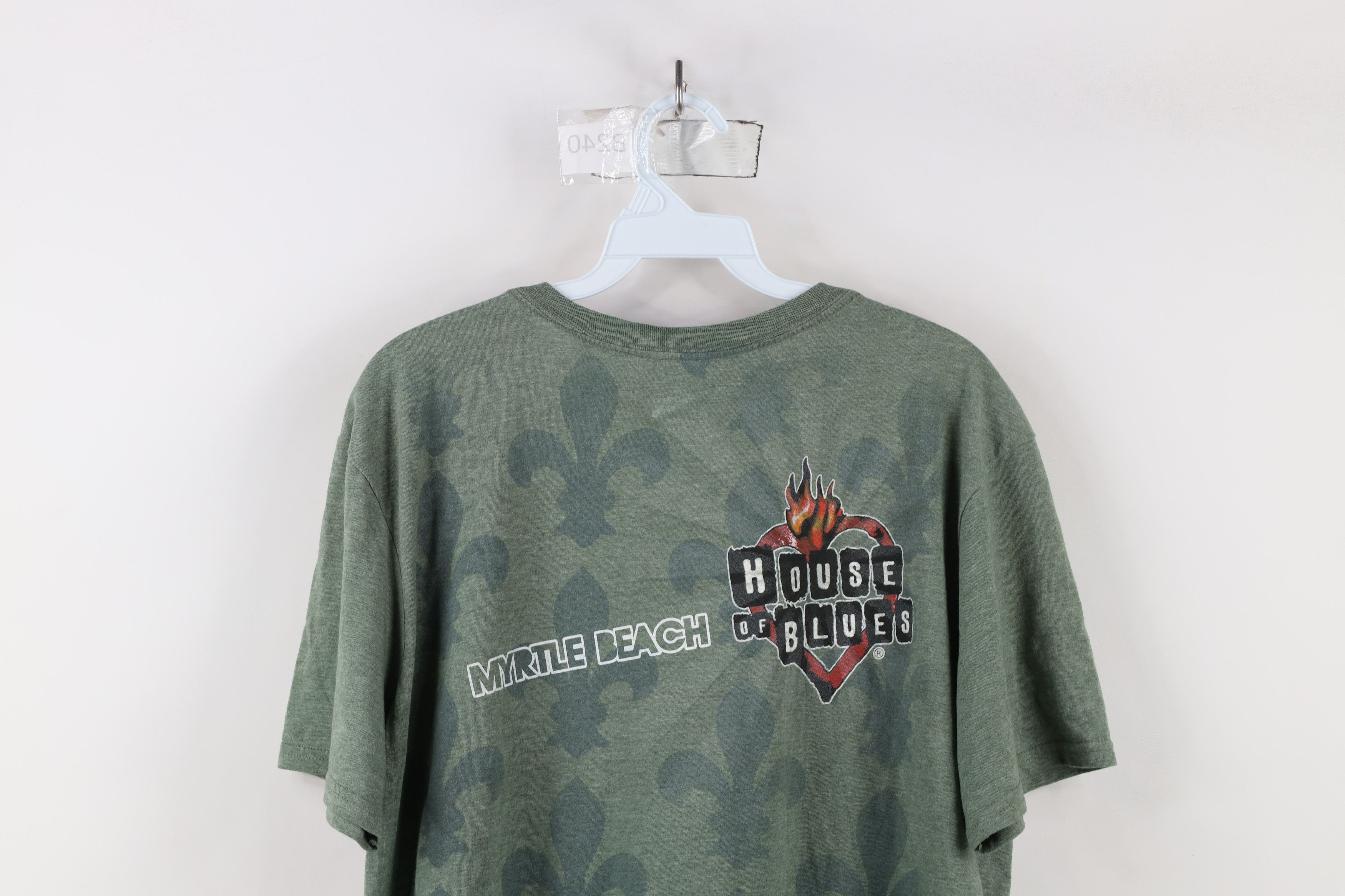 Vintage Vintage Spell All Over Print House of Blues T-Shirt Green Size US L / EU 52-54 / 3 - 13 Thumbnail