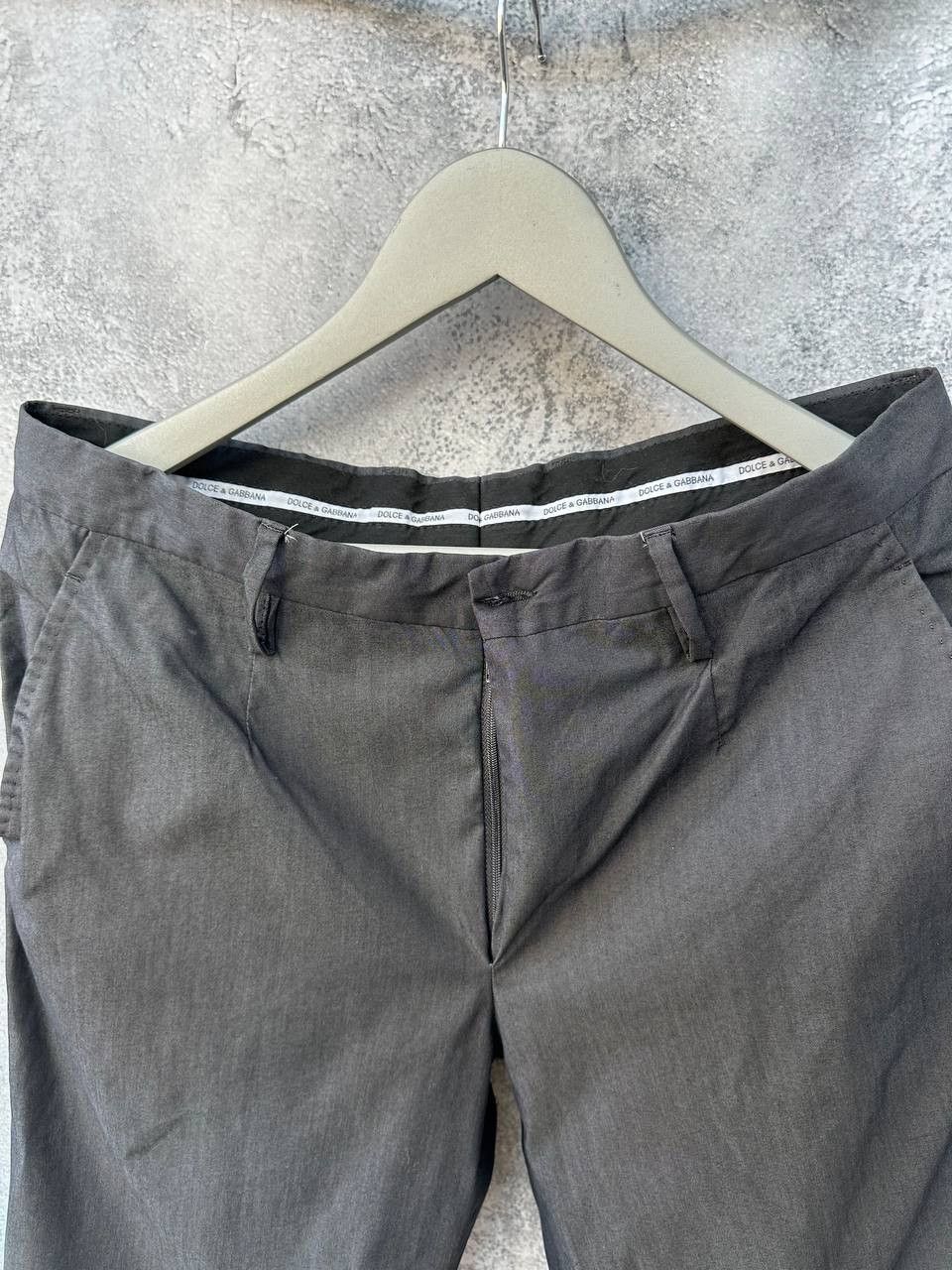 Dolce & Gabbana Dolce & Gabbana Cotton/Nylon Trousers Pants Gray Italy Size US 32 / EU 48 - 5 Thumbnail