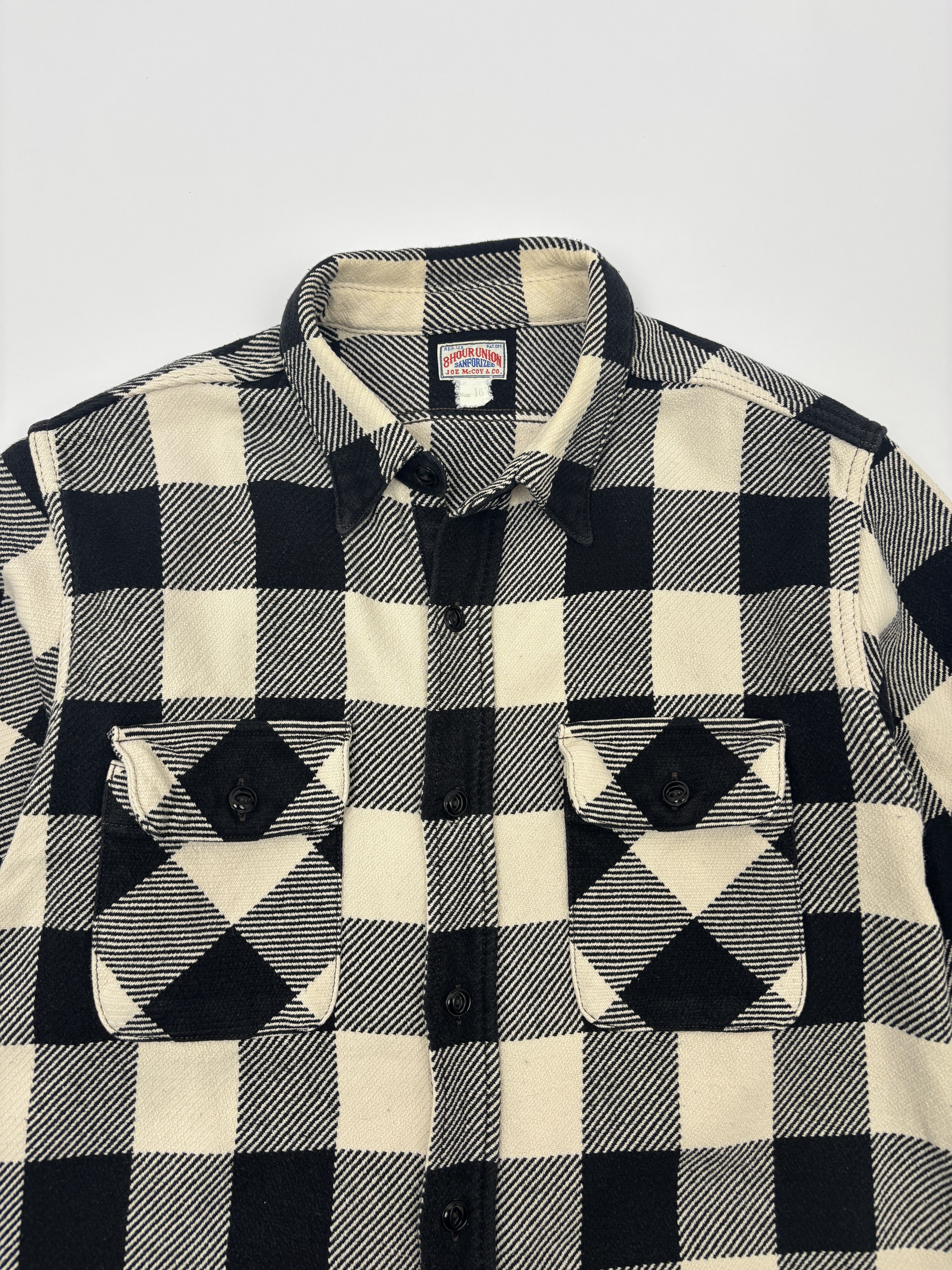 The Real McCoy's The Real McCoy’s Flannel Shirt Black Check Size L Size US L / EU 52-54 / 3 - 3 Thumbnail
