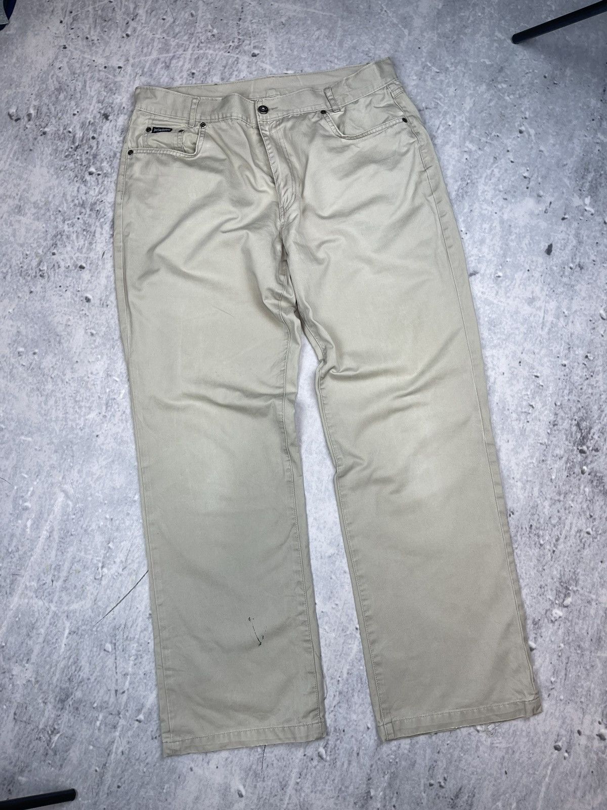 Vintage × Yves Saint Laurent YSL 00s casual pants luxury beige jeans Yves Saint Laurent Size US 36 / EU 52 - 2 Thumbnail