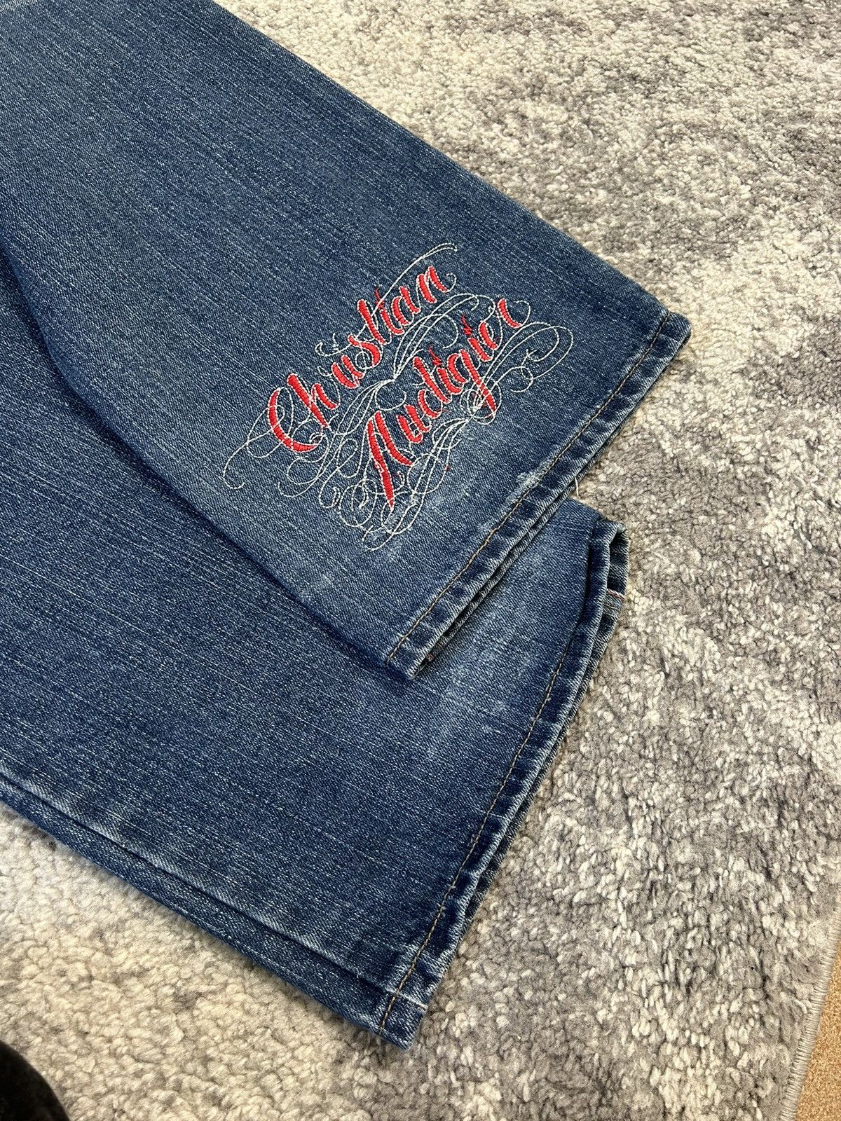 Christian Audigier 2000s Christian Audigier Embroidered Jeans Size US 34 / EU 50 - 9 Preview