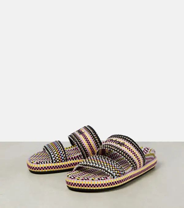Chloe o1loc1c1024 Rori Slides in Red Sand Size US 9 / IT 39 - 2 Thumbnail