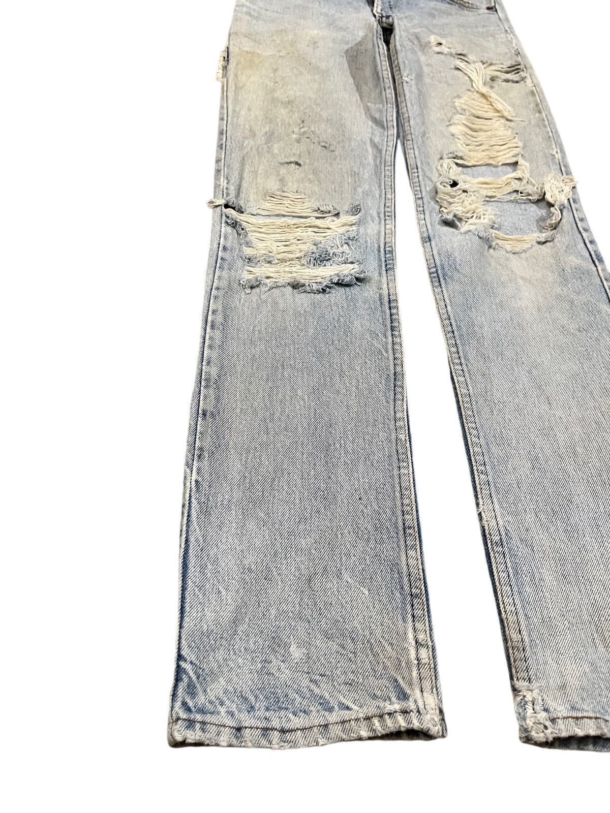 LVC × Levi's × Levi's Vintage Clothing Vintage Levi’s Orange Tab Distresses Denim Size US 28 / EU 44 - 4 Thumbnail