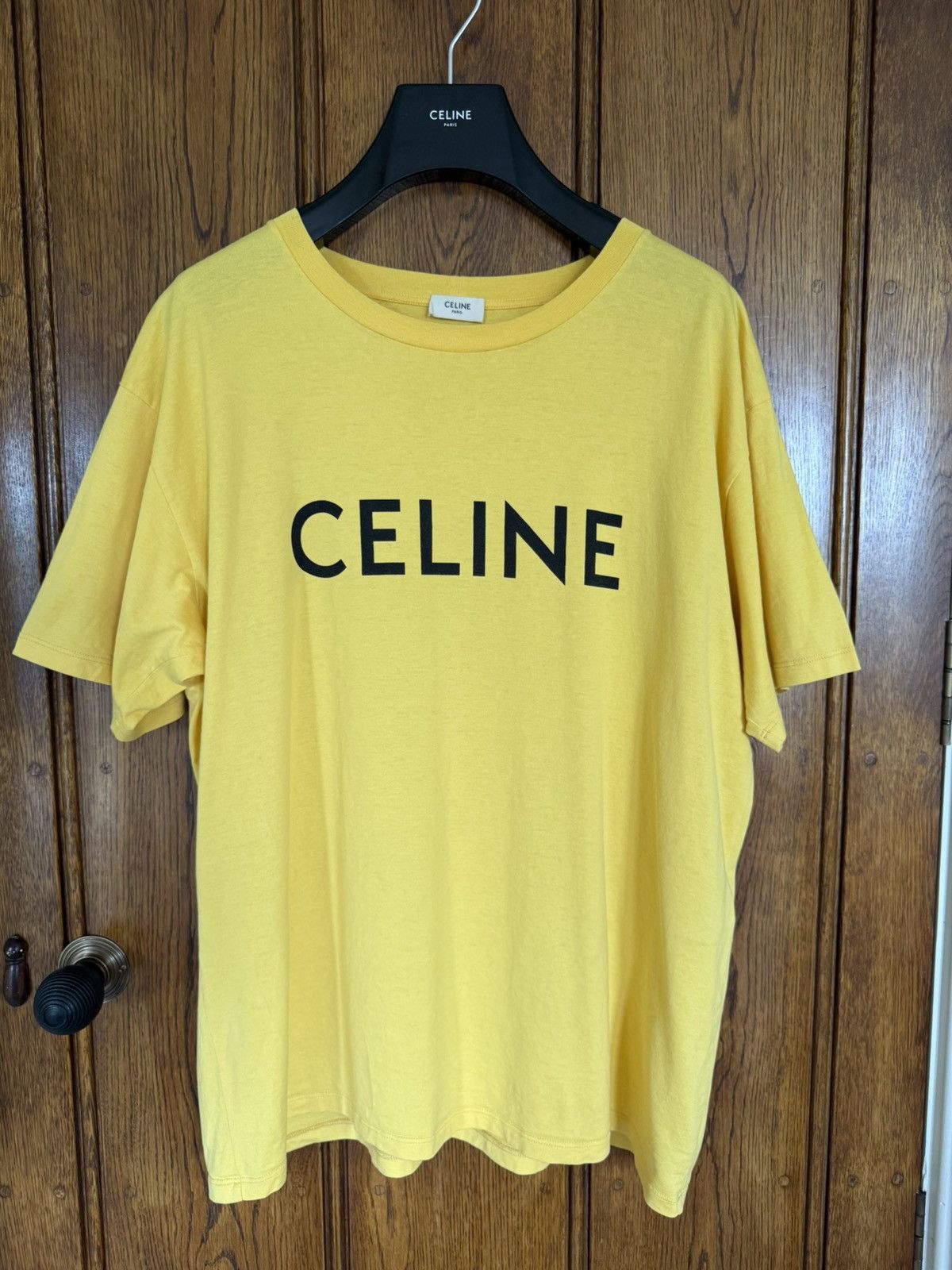 Celine Celine Hedi Slimane monochrome collection logo T shirt L Size US L / EU 52-54 / 3 - 2 Thumbnail