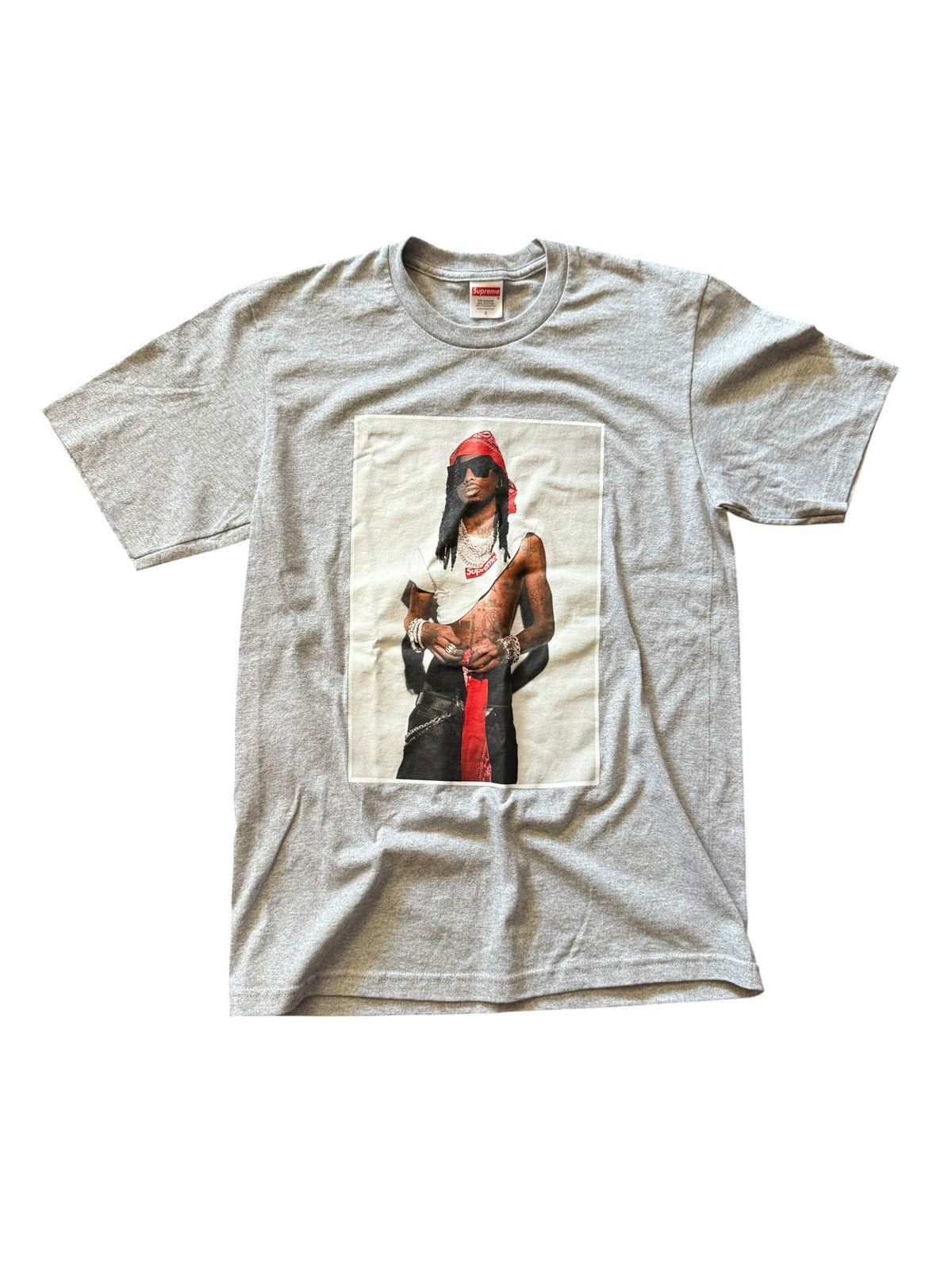 Supreme Supreme Playboi Carti Tee Heather Grey | Grailed