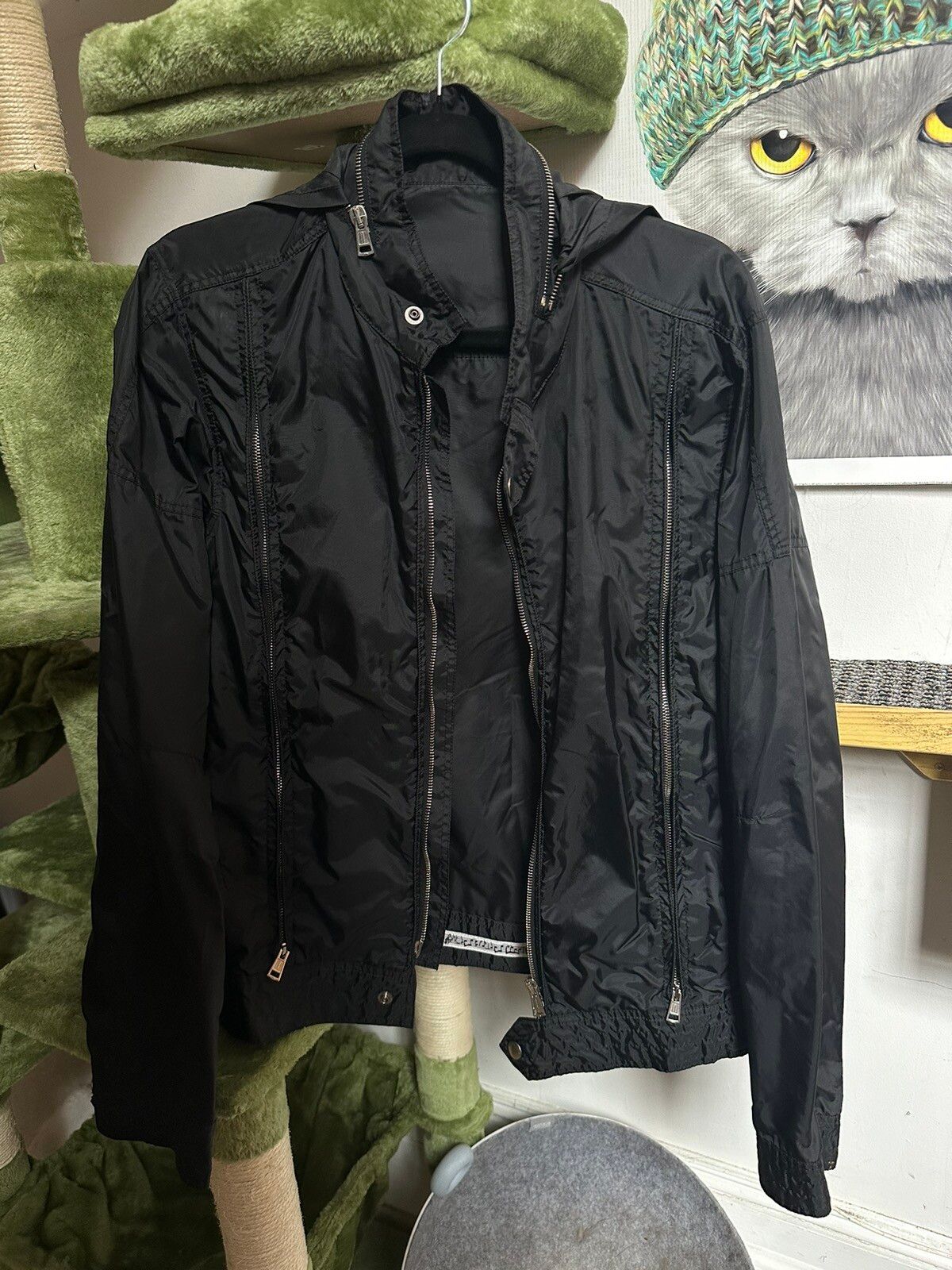 image of Number N Ine Number (N)Ine Jacket in Black, Men's (Size Medium)