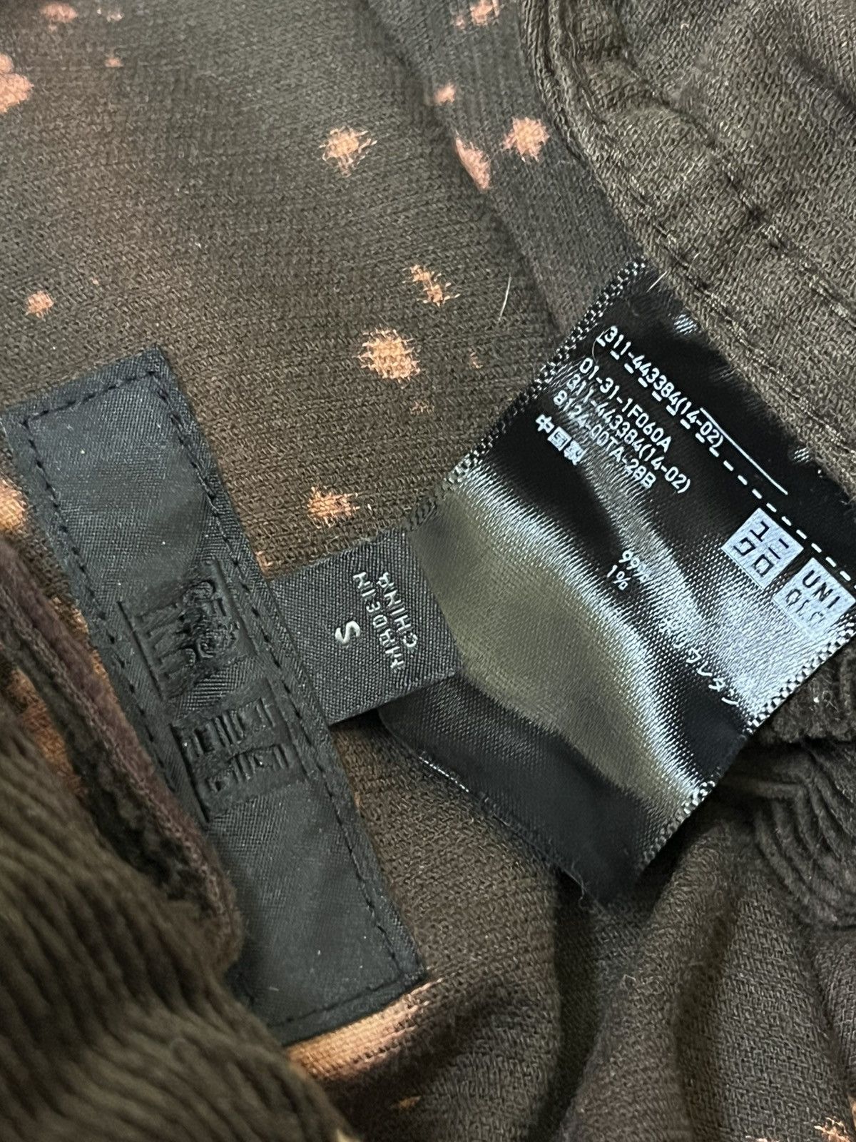 Japanese Brand UNIQLO acid washed punk rock&roll trucker corduroy jackets Size US S / EU 44-46 / 1 - 15 Thumbnail
