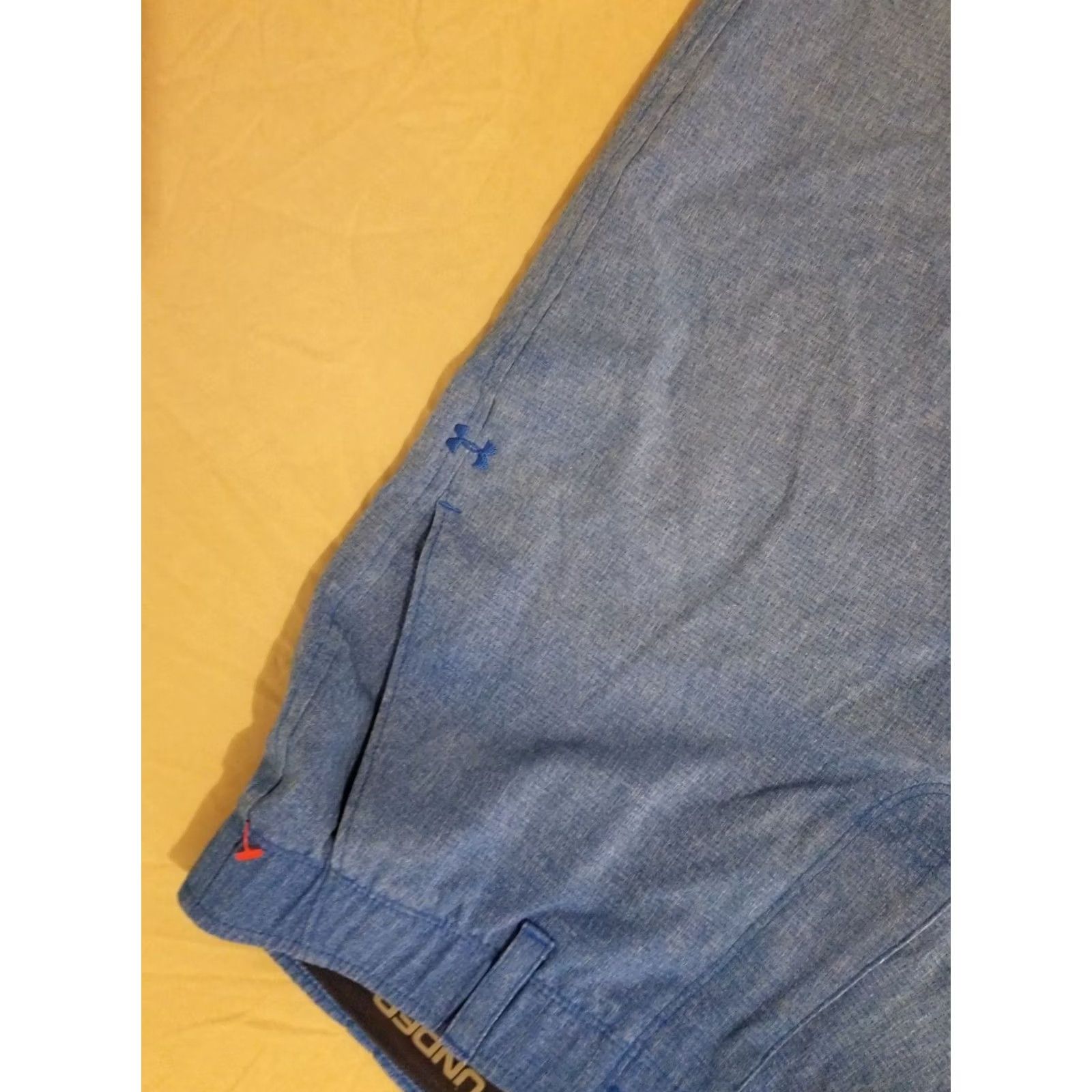 Under Armour Under Armour Mens Shorts 34 Athletic Blue Chino Khaki Training Golf Athletic Mens Shorts Blue 34 Size US 34 / EU 50 - 4 Thumbnail