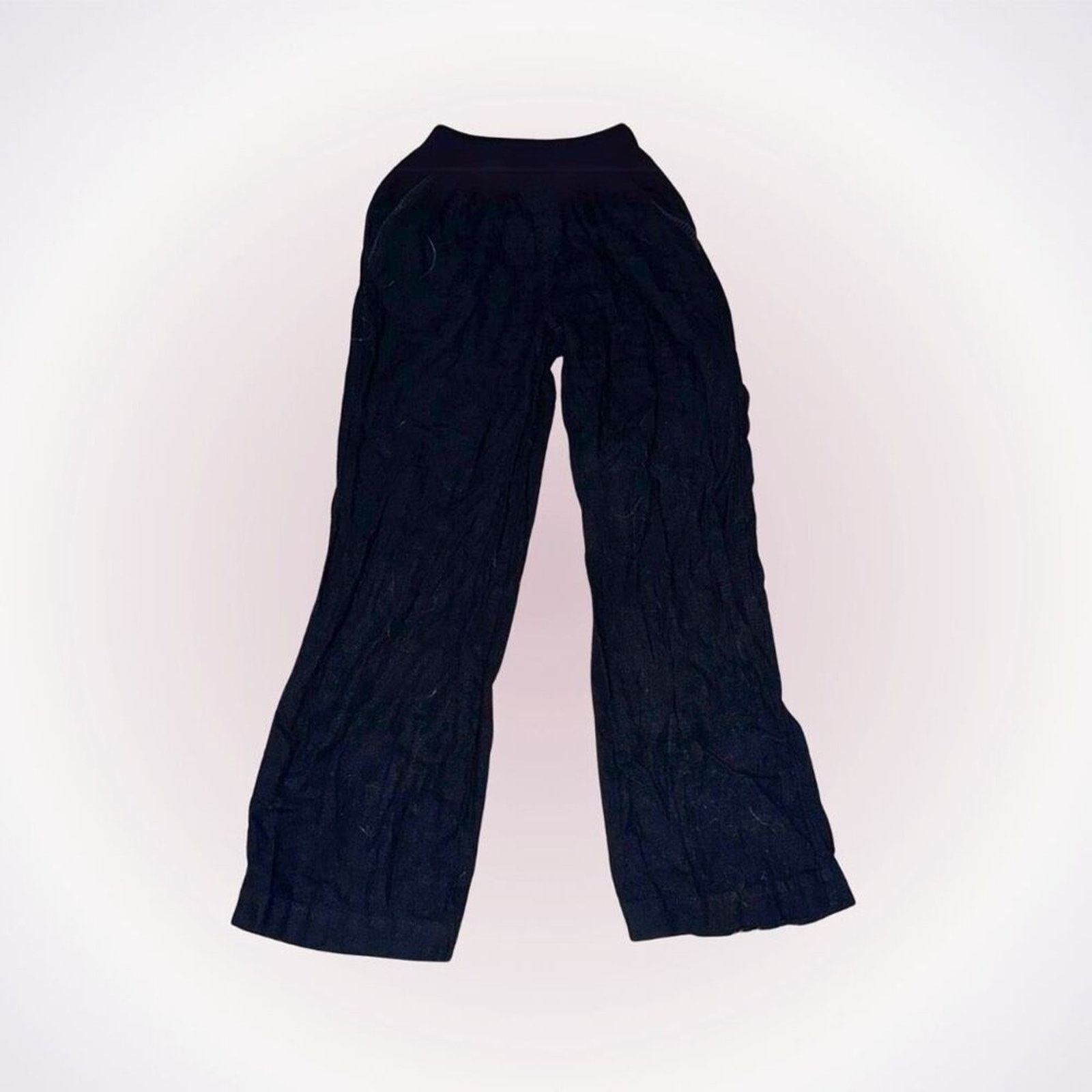 Other Briggs Black Wide Leg Lightweight Pants | Sz S Size 27" / US 4 / IT 40 - 1 Thumbnail
