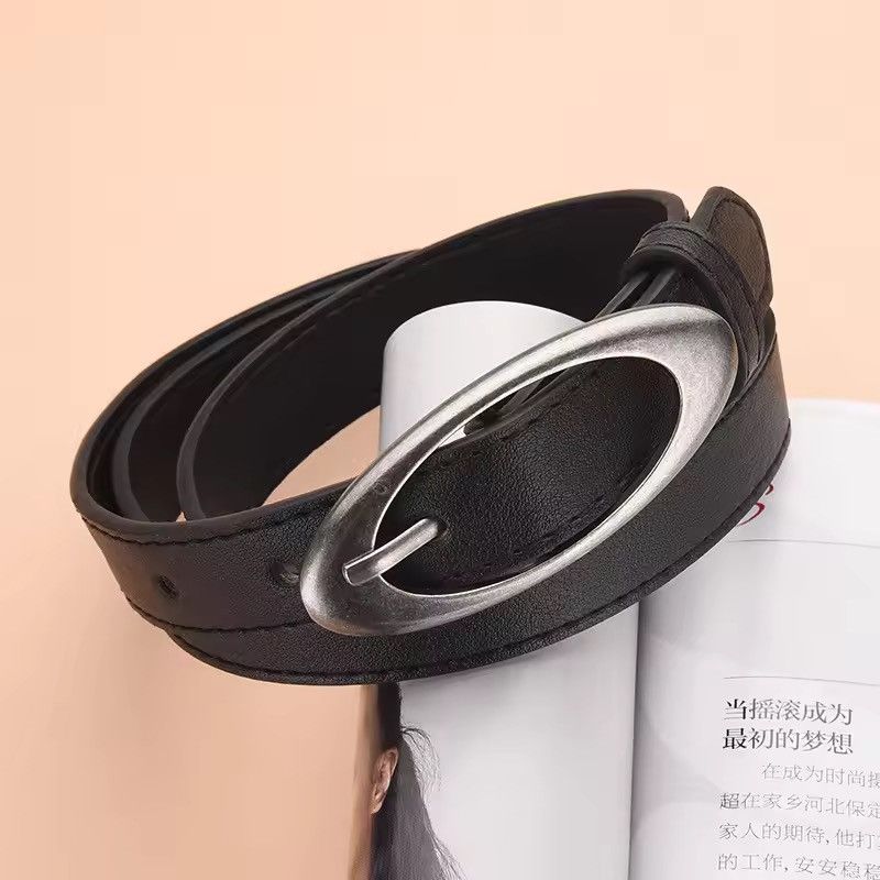 Other Oval Buckle Western Belt Size ONE SIZE - 5 Thumbnail