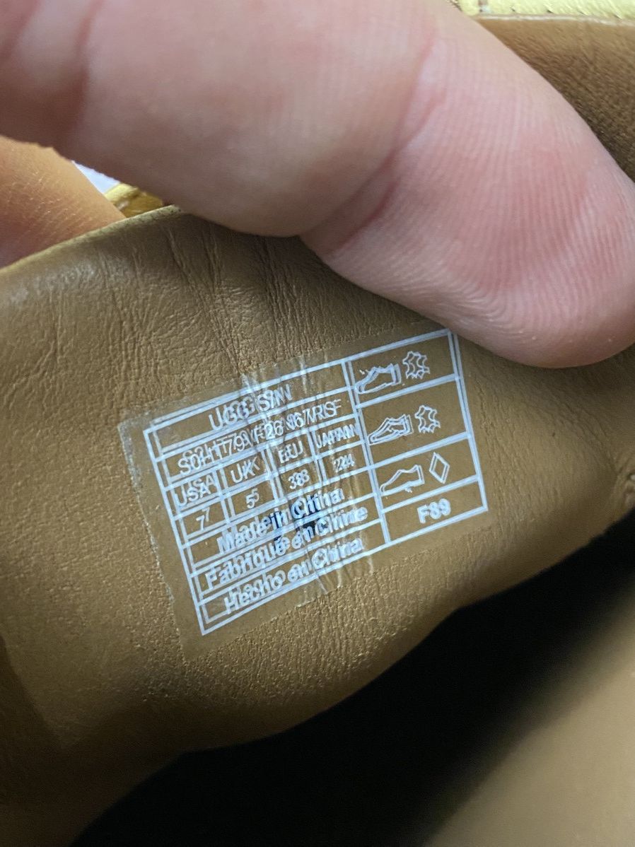Eckhaus Latta Ugg X Eghaus Latta Square Toe Leather Low Top Sneakers 38 Size US 8 / IT 38 - 2 Thumbnail