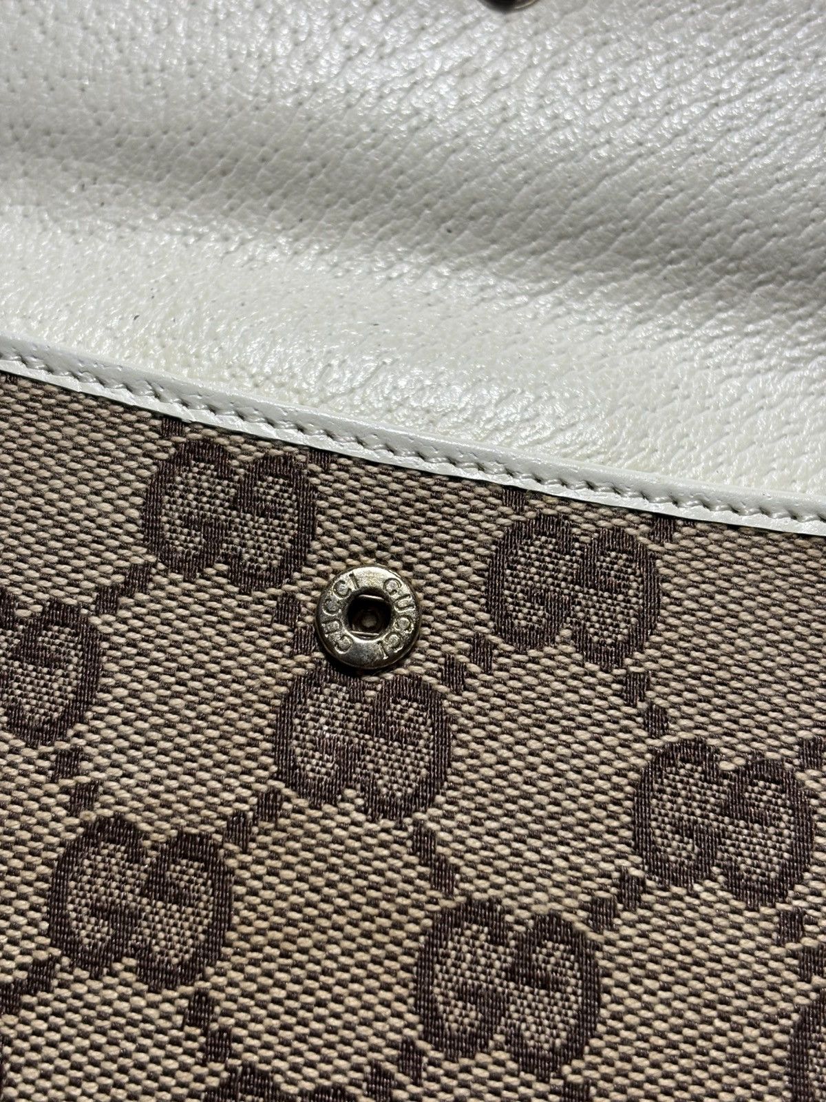 Gucci GUCCI BROWN GG CANVAS ABBEY D- RING LONG WALLET Size ONE SIZE - 7 Thumbnail