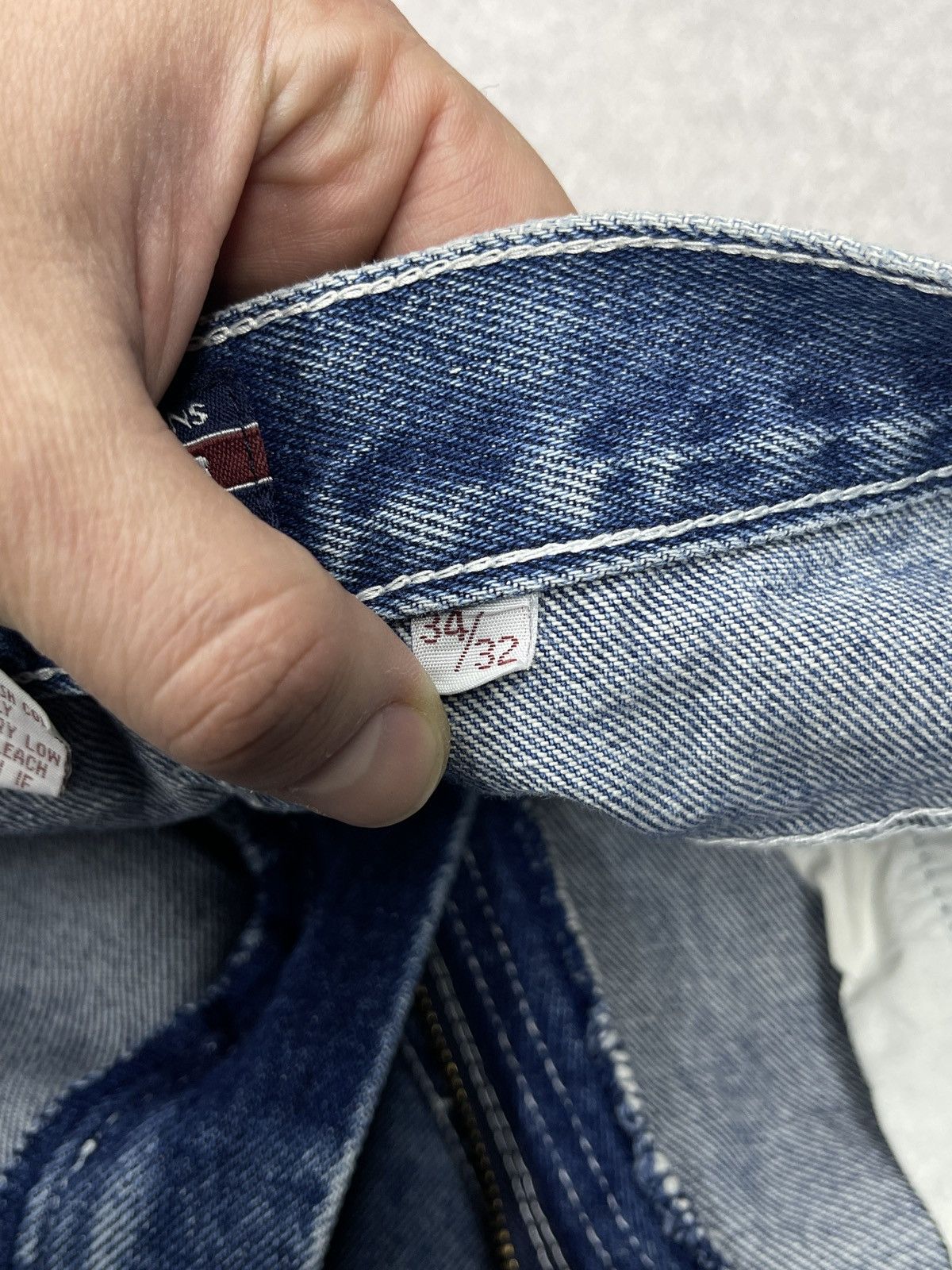 Wu-Tang Clan Vintage Wu Tang Clan Wu Wear Baggy Denim Jeans Blue Big Logo Size US 34 / EU 50 - 18 Thumbnail
