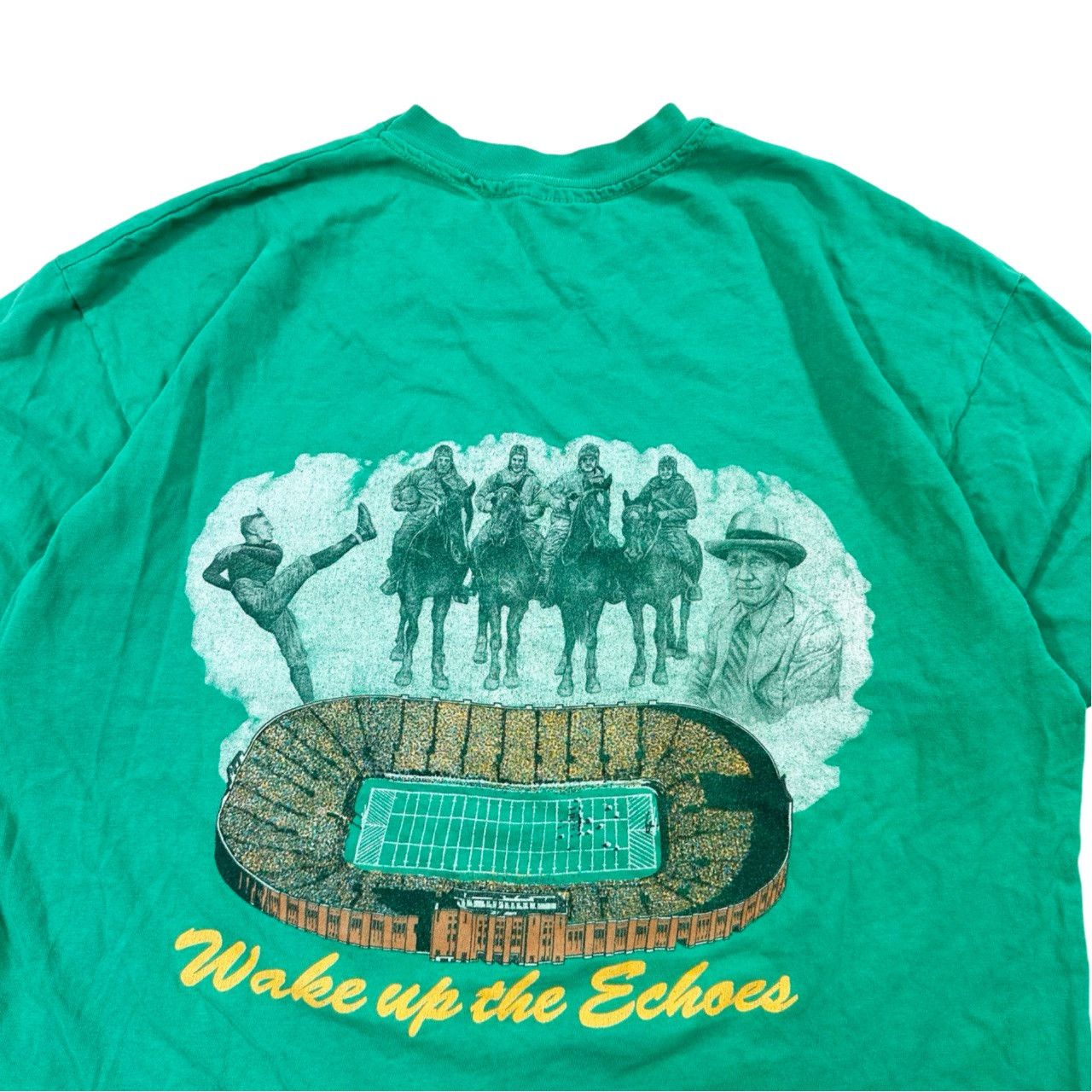 Vintage Vintage 90s Single Stitch Notre Dame Football Graphic Size US XL / EU 56 / 4 - 5 Thumbnail