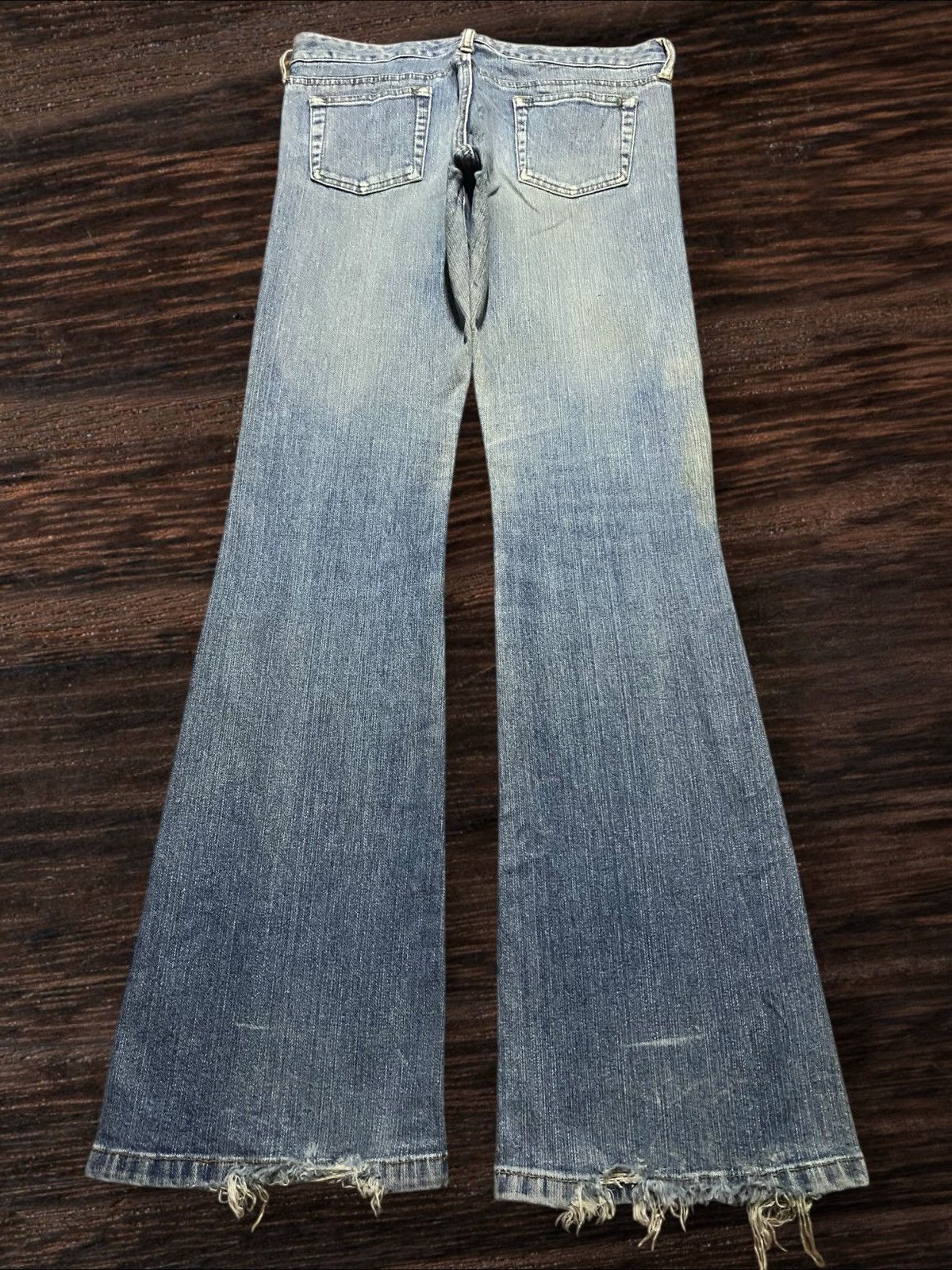 Japanese Brand Vtg Japanese Brand Glacer Light Wash Distressed Flare Jeans Size US 29 - 2 Thumbnail