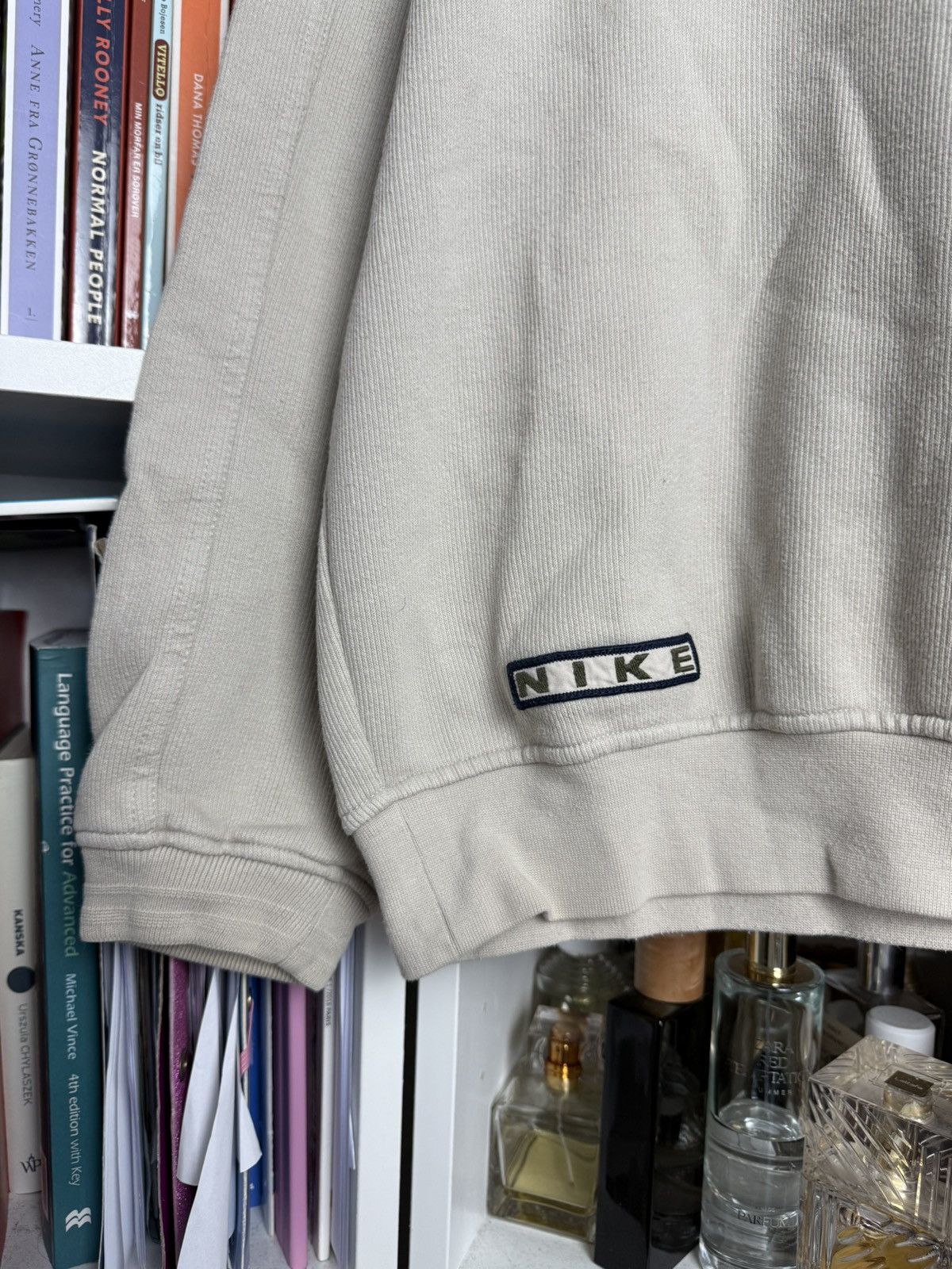Nike × Vintage Vintage 90s Nike basic boxy baggy sweatshirt L Travis Scott Size US L / EU 52-54 / 3 - 5 Thumbnail